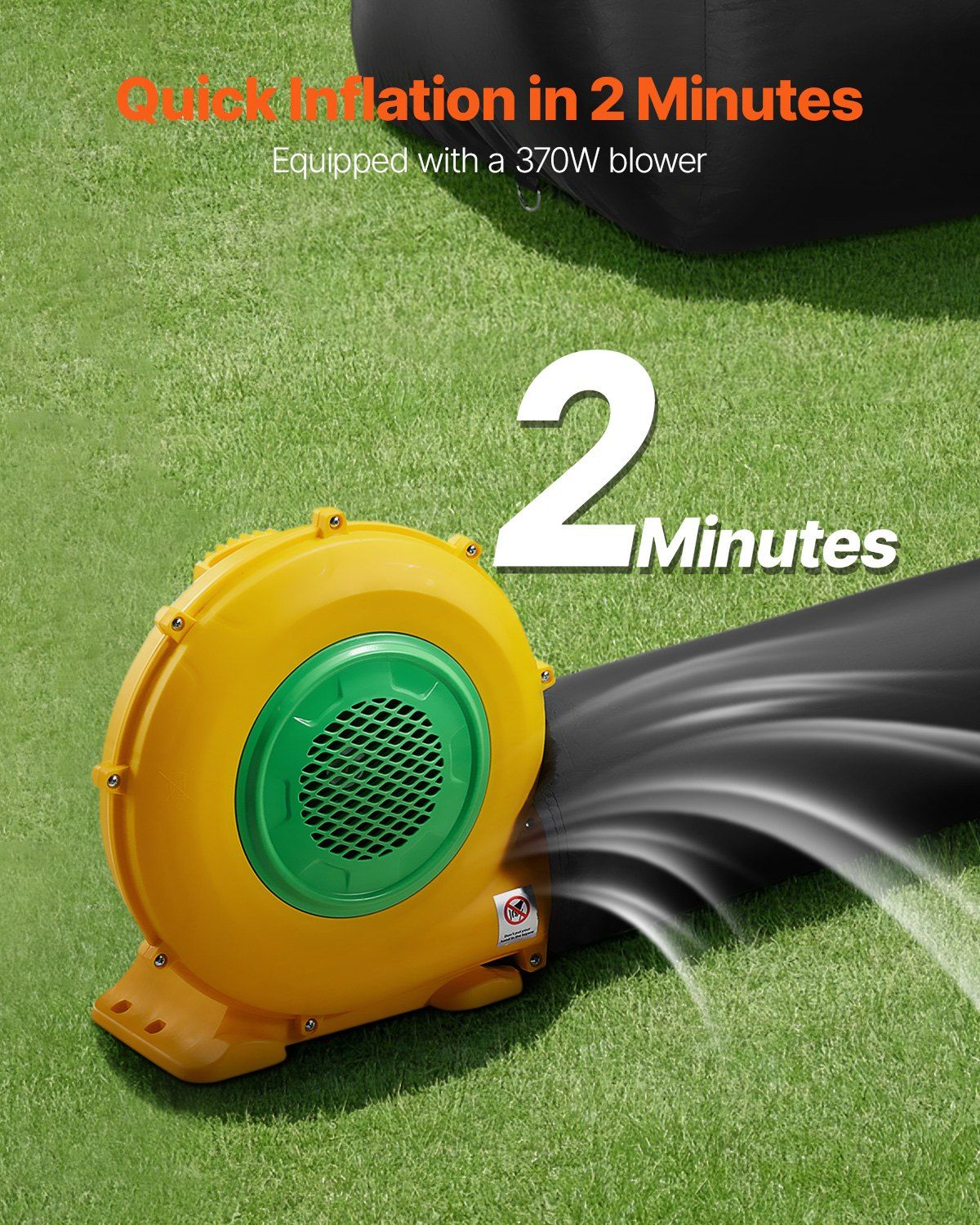 Inflatable Soccer Dart Board, over 2.5 m High Giant Soccer Dart Board with 9 Kick Balls & Air Pump, 2-Minutes Setup & Storage Bag for Easy Carrying, for Giant Yard Games, Giant Kick Darts Game - Image 3