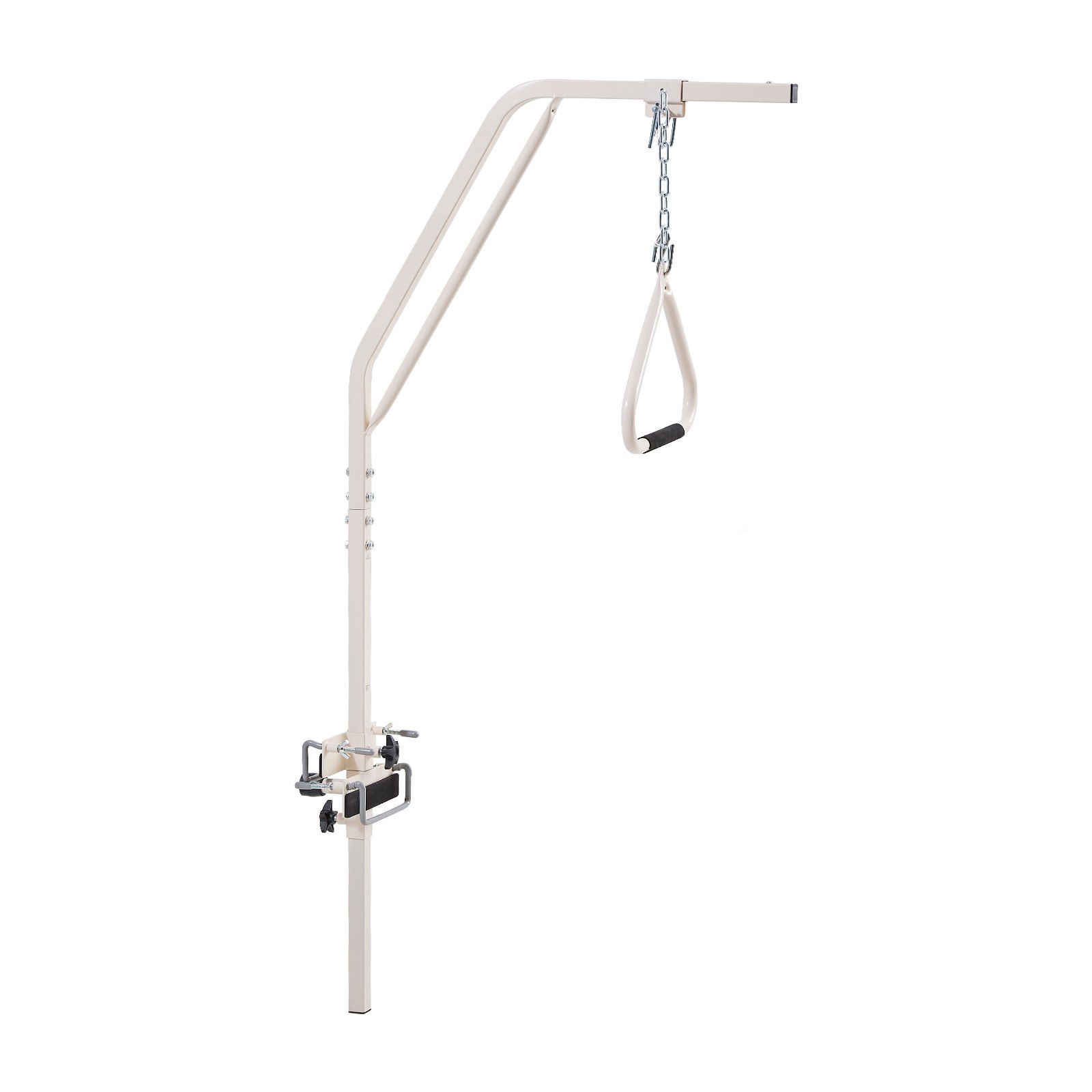 Trapeze Bar for Bed Mobility, Medical Bed Trapeze with Clamps & Metal Chain, 250LBS Weight Capacity Pull Up Assist Bar for Elderly & Disabled, Ideal for Home Care, Hospitals, Nursing Homes - Image 1