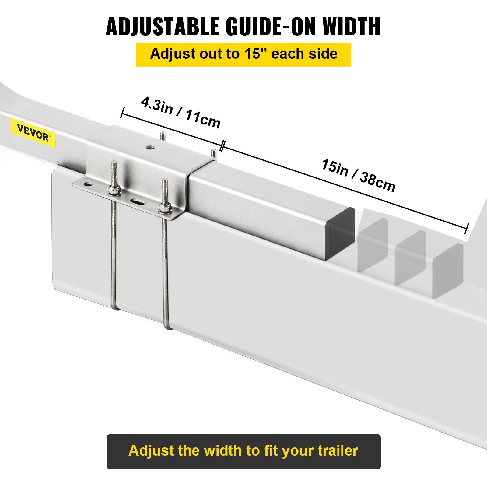 Boat Trailer Guide-ons, 40\