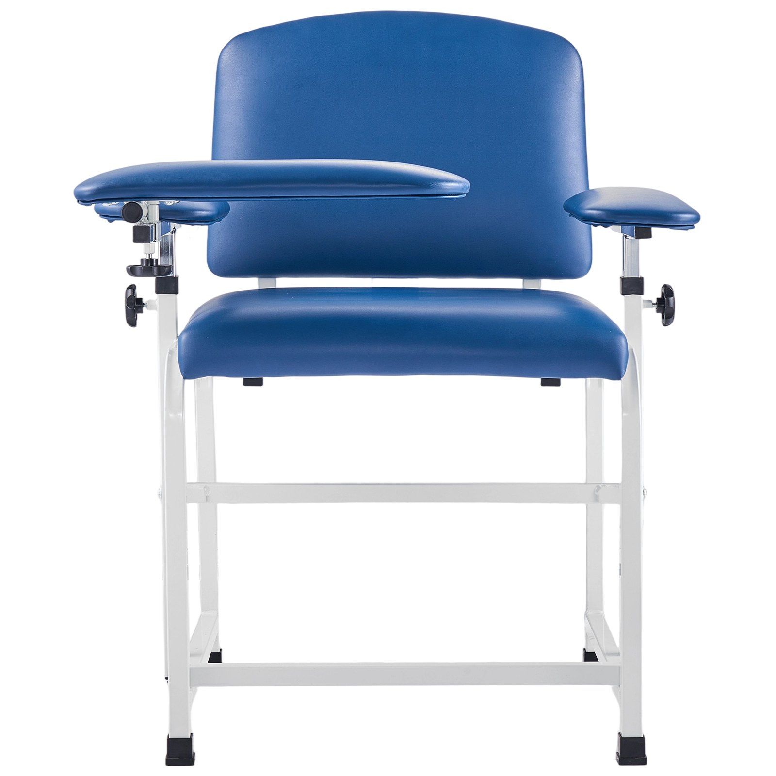 Phlebotomy Chair, Blood Draw Chair with Adjustable Armrests and Flip Arm, 181KG/400LBS Loading Blood Drawing Medical Chair with Soft Seat, Easy-to-Clean PVC Leather for Hospitals, Labs, Clinics - Image 1