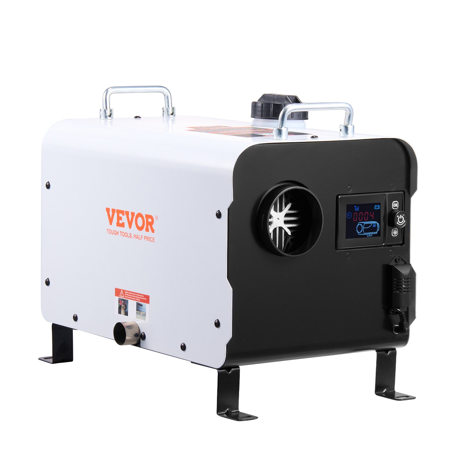 8KW Diesel Heater, 12V/24V All in One Diesel Air Heater, with Bluetooth APP Control, Remote Control and Display Screen, CO Alarm, Fast Heating Portable Diesel Heater for Vehicles and Outdoors - Image 1