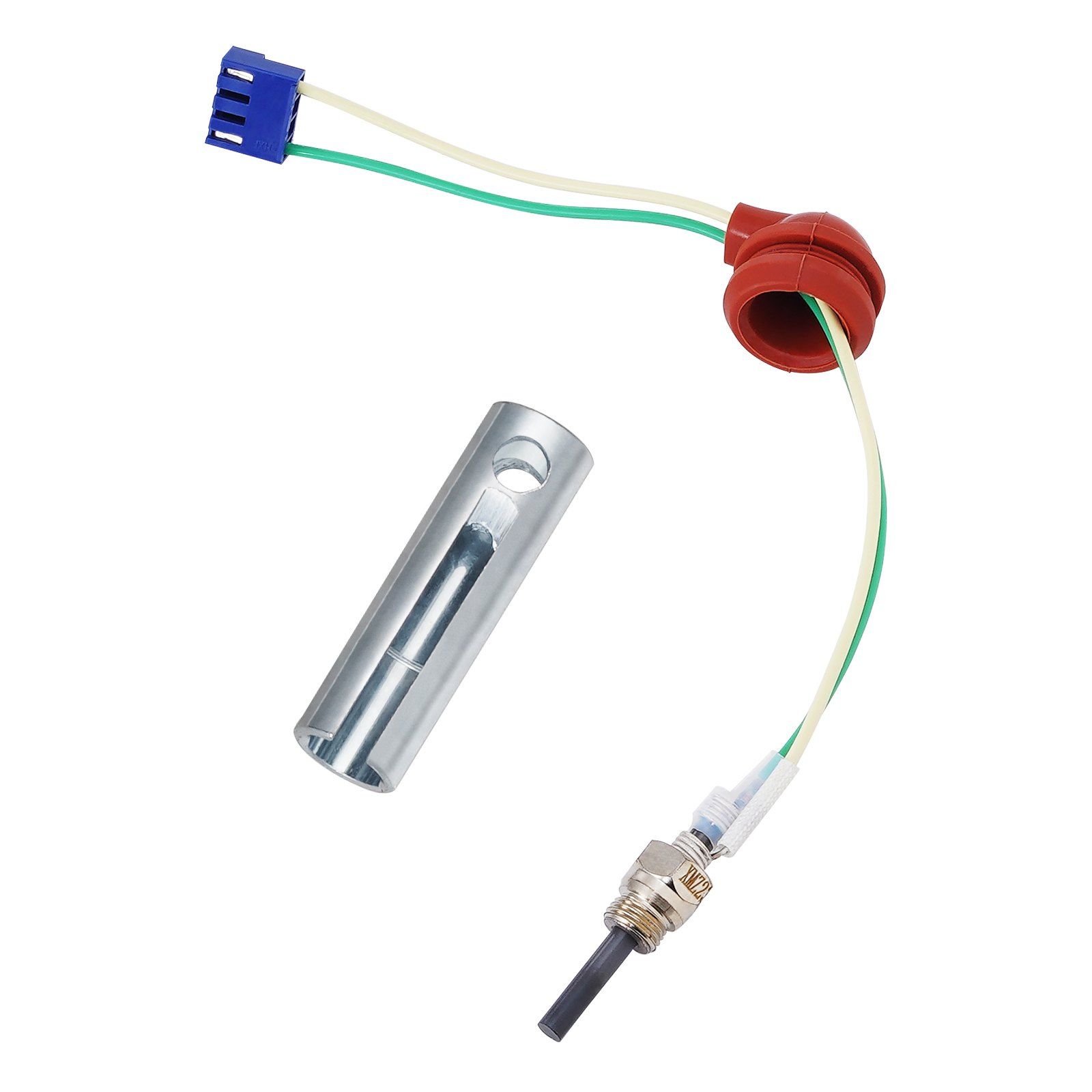 Diesel Heater Glow Plug Kit, Ceramic Glow Plug Repair Kit, Air Diesel Parking Heater Part with Removal Fitting Tool, Diesel Heater Rebuild Kit for 2KW/5KW/8KW Diesel Heater Replacement - Image 1