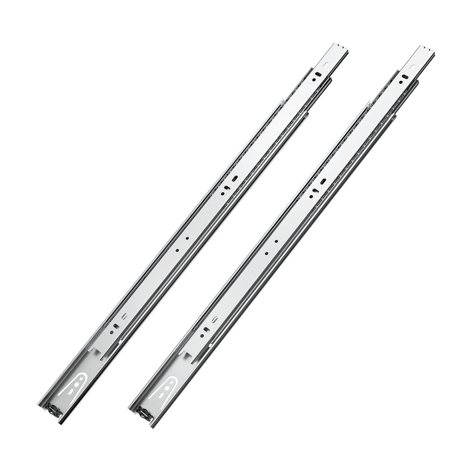 Drawer Slides, 20 inch, 10 Pairs Full Extension Ball Bearing Cabinet Rails, 100 LB Load Capacity Heavy Duty Side Mount Dresser Drawer Slides, Drawer Track Runners for Kitchen DIY Replacement - Image 1