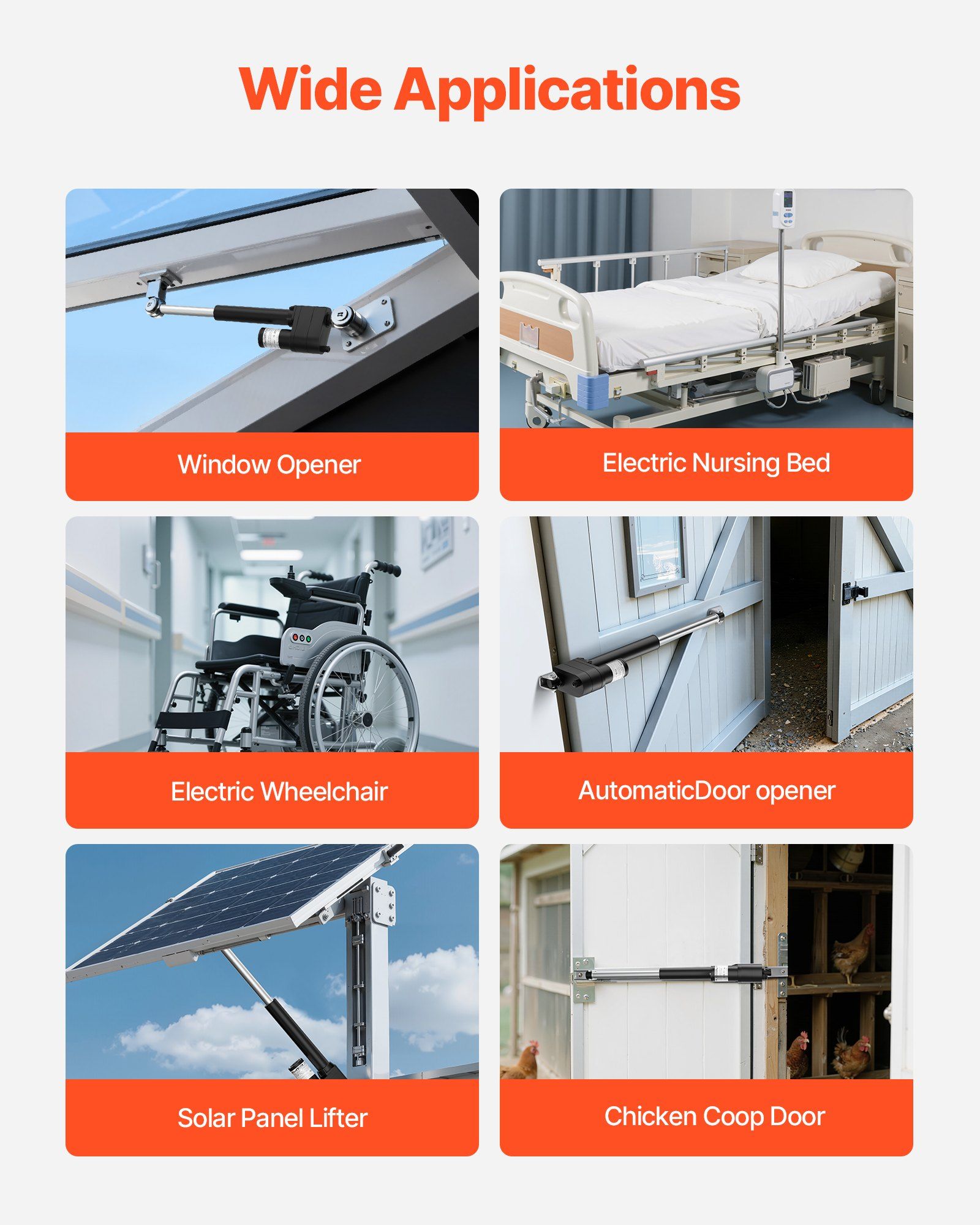 12V Linear Actuator, 150mm Stroke Ultra Heavy-Duty 9000N Linear Motion Actuator, IP65-Rated 5mm/s with Mounting Brackets for Industrial Machinery Vessels, Heavy Lifting Systems - Image 6