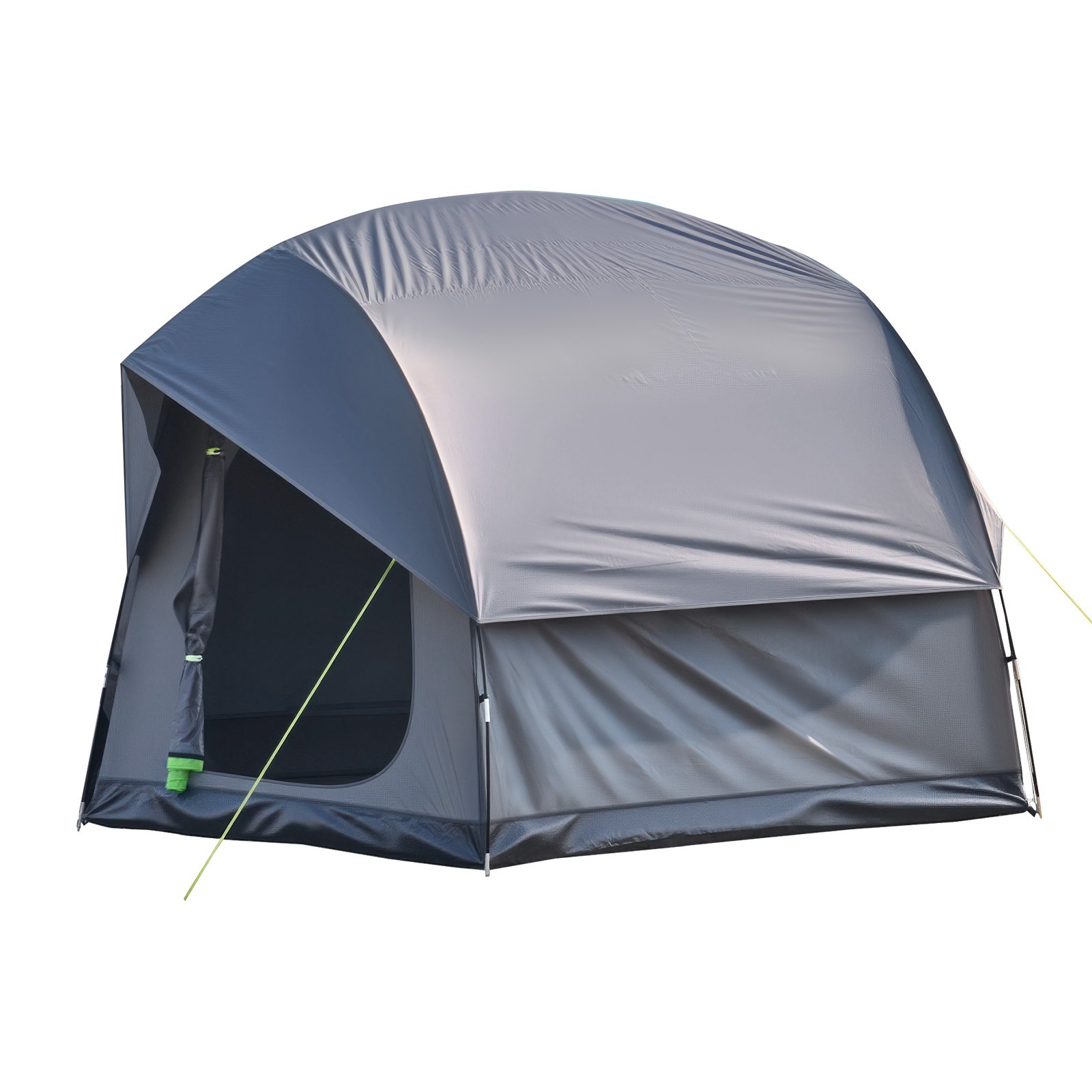 SUV Tent for Camping, 8FT L x 8FT W, Waterproof PU2000mm Spacious Double Layer Design for 5-8 Person, SUV Camping Tent with Mesh Windows, Includes Rainfly & Storage Bag, for Outdoor Activities - Image 1