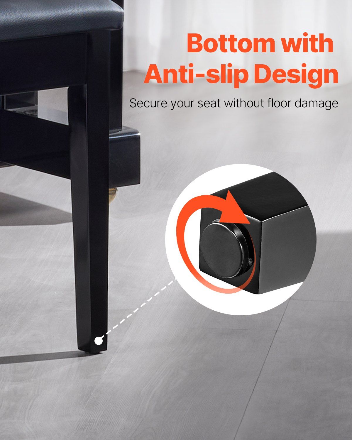Piano Bench, 750 x 355 x 490 mm, Duet Keyboard Piano Chair with High-Density Padded Cushion, Storage Compartment for Music Books, Wooden Piano Bookcase Stool Seat, for Vanity and Living Room - Image 4