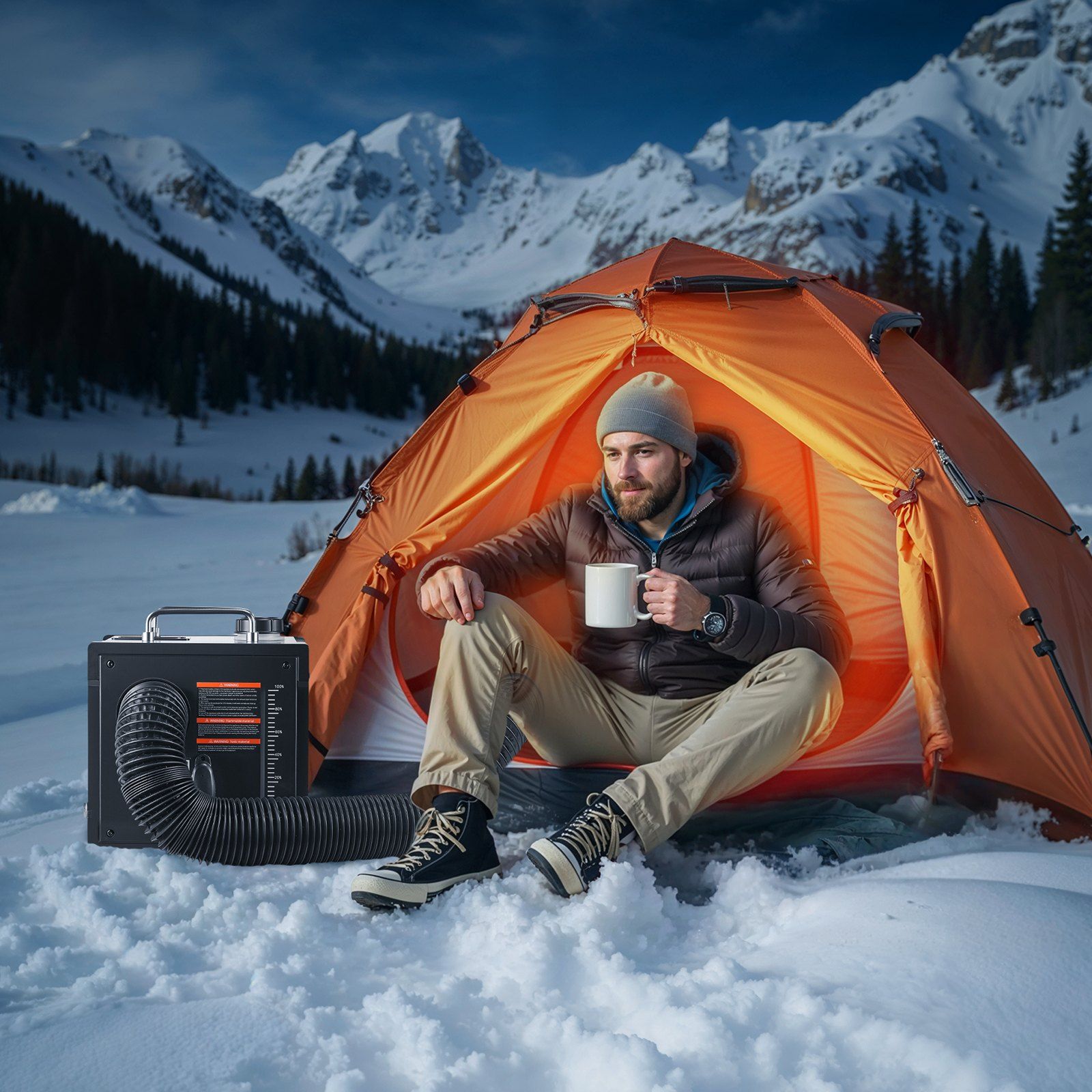 Diesel Heater, 8KW, DC 12V/24V, All in One Portable Diesel Air Heater with Bluetooth APP Control, Remote Control and LCD Screen, 7 L Fuel Tank for Trucks, Vans, RVs, Campers, and Garages - Image 8