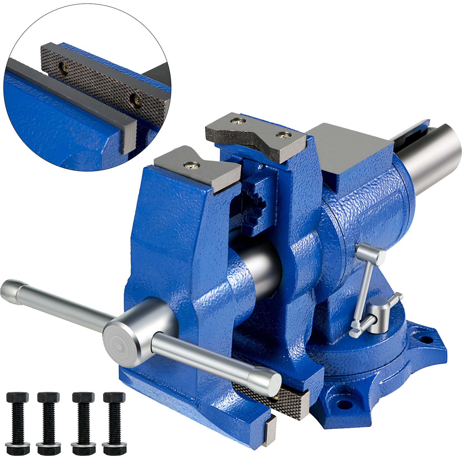 Multipurpose Bench Vice 5" 30Kn Heavy Duty with 360Â° Swivel Base and Head - Image 1