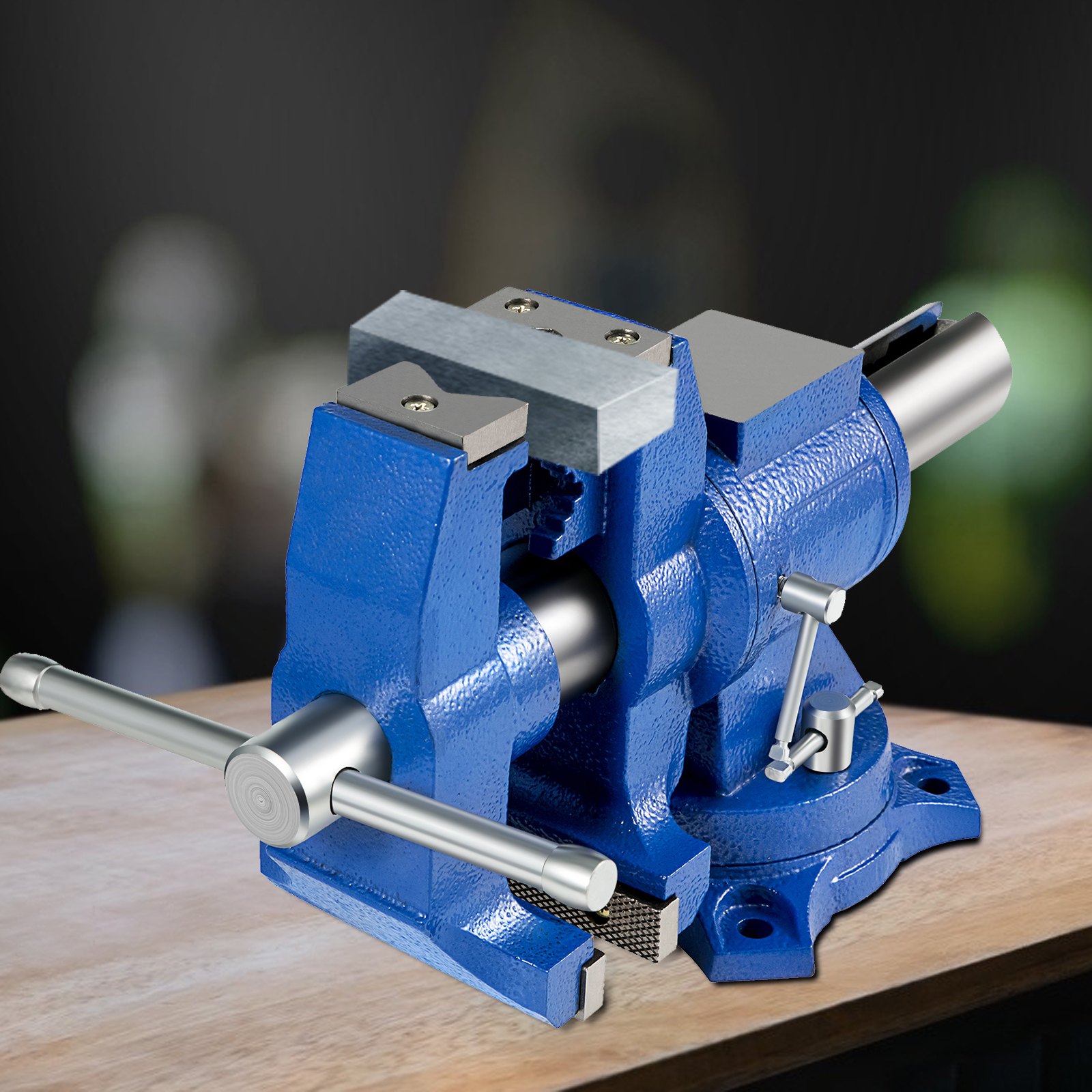Multipurpose Bench Vice 5" 30Kn Heavy Duty with 360Â° Swivel Base and Head - Image 8