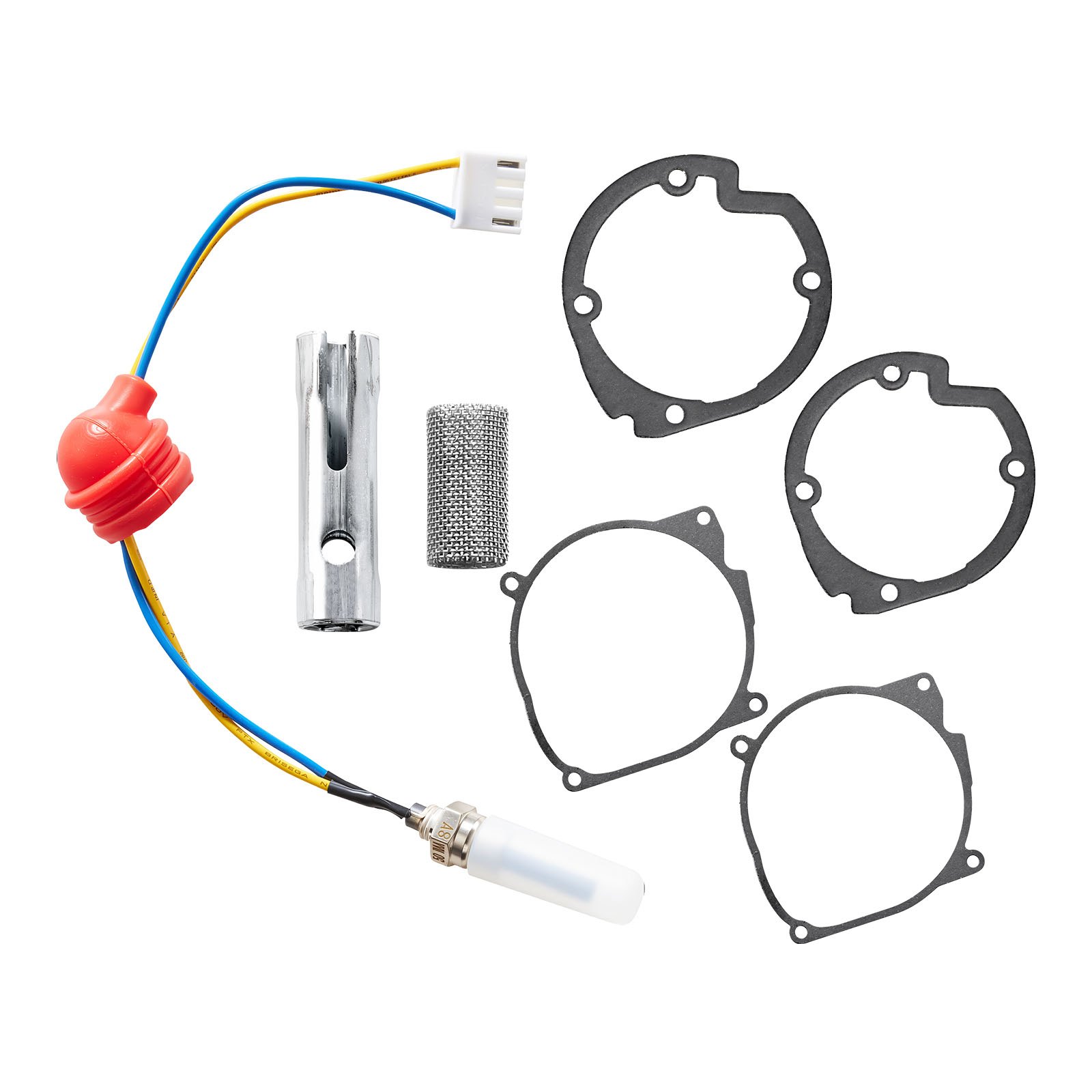 8V Glow Plug Repair Kit, Glow Plug Heater Repair Parking Heater Maintenance Kit with Atomization Mesh, Compatible with 2KW 5KW 8KW Diesel Air Heaters Models, Diesel Heaters Parts for Car Truck - Image 1