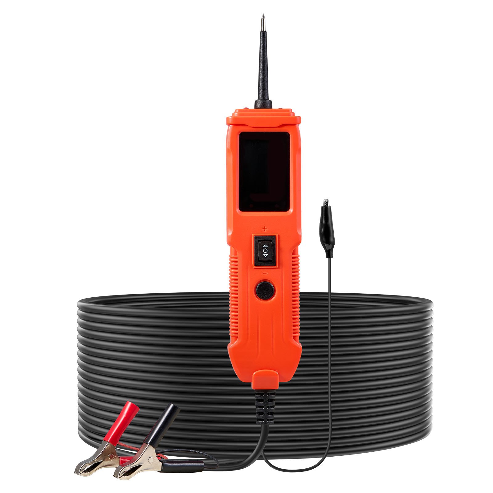 Automotive Circuit Tester, 8 - 35 DCV Power Circuit Probe Tester with TFT Color Display and Lighting, Automotive Power Tester Probe with 13 ft / 4 m Cable, ABS Shell Electrical Detector Finder - Image 1