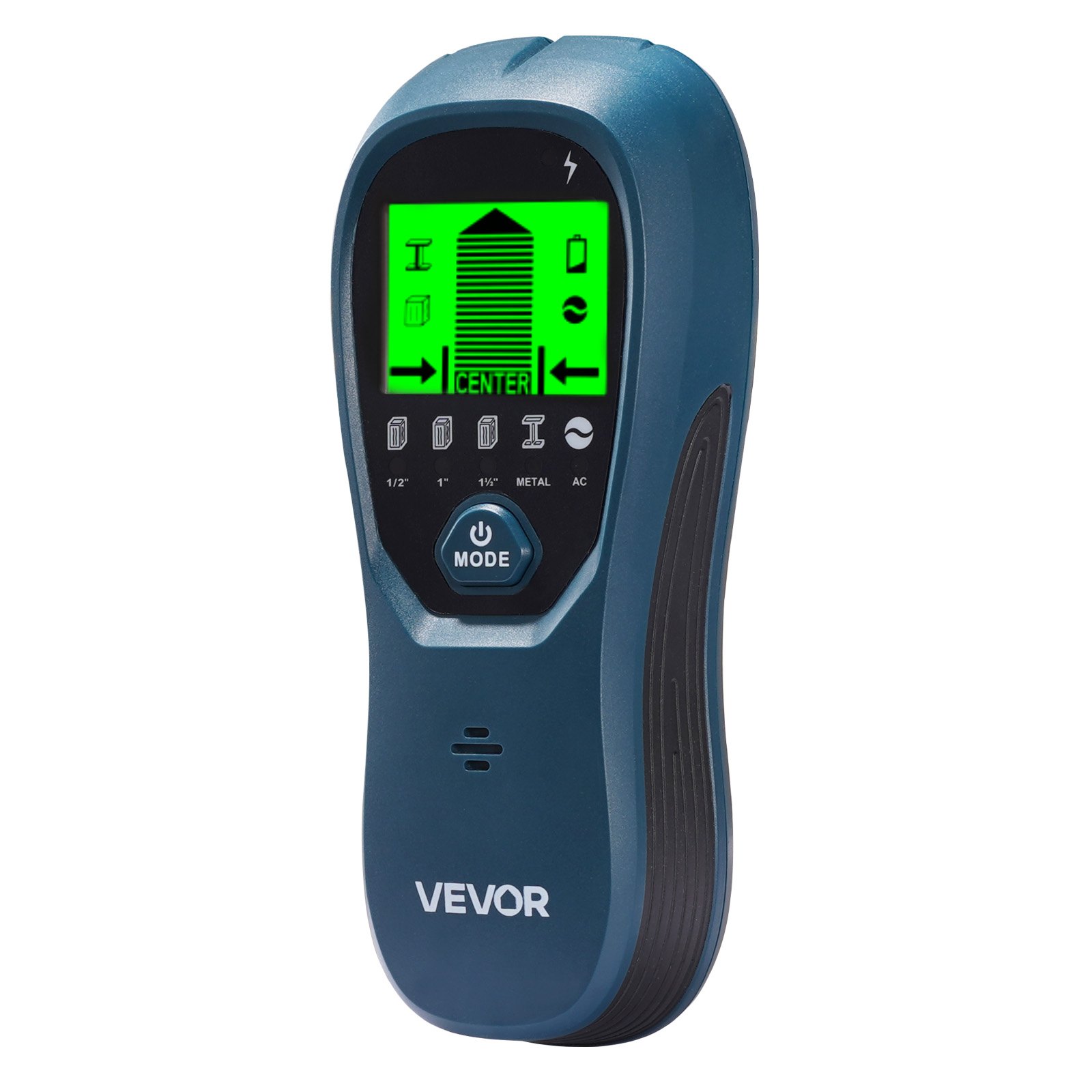 Stud Finder Wall Scanner, 5 in 1, Electronic Wall Stud Detector with Smart Sensor, High-Definition LCD Display and Audio Alarm, for the Center and Edge of Metal, AC Wire, Joists, Pipes, Blue - Image 1