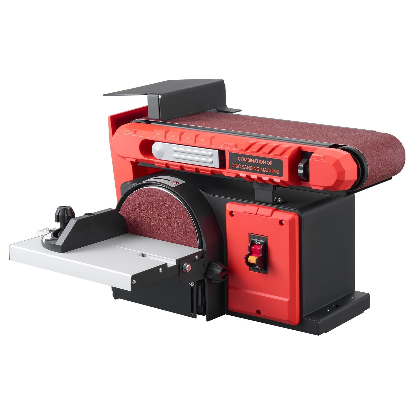 152.4mm Disc Sander & 101.6mm x 914.4mm Belt Sander, 400W Professional Belt Disc Sanders Combo with 0 - 45° Adjustable Worktable, Dust Collection Port for Woodworking & DIY Crafting - Image 1