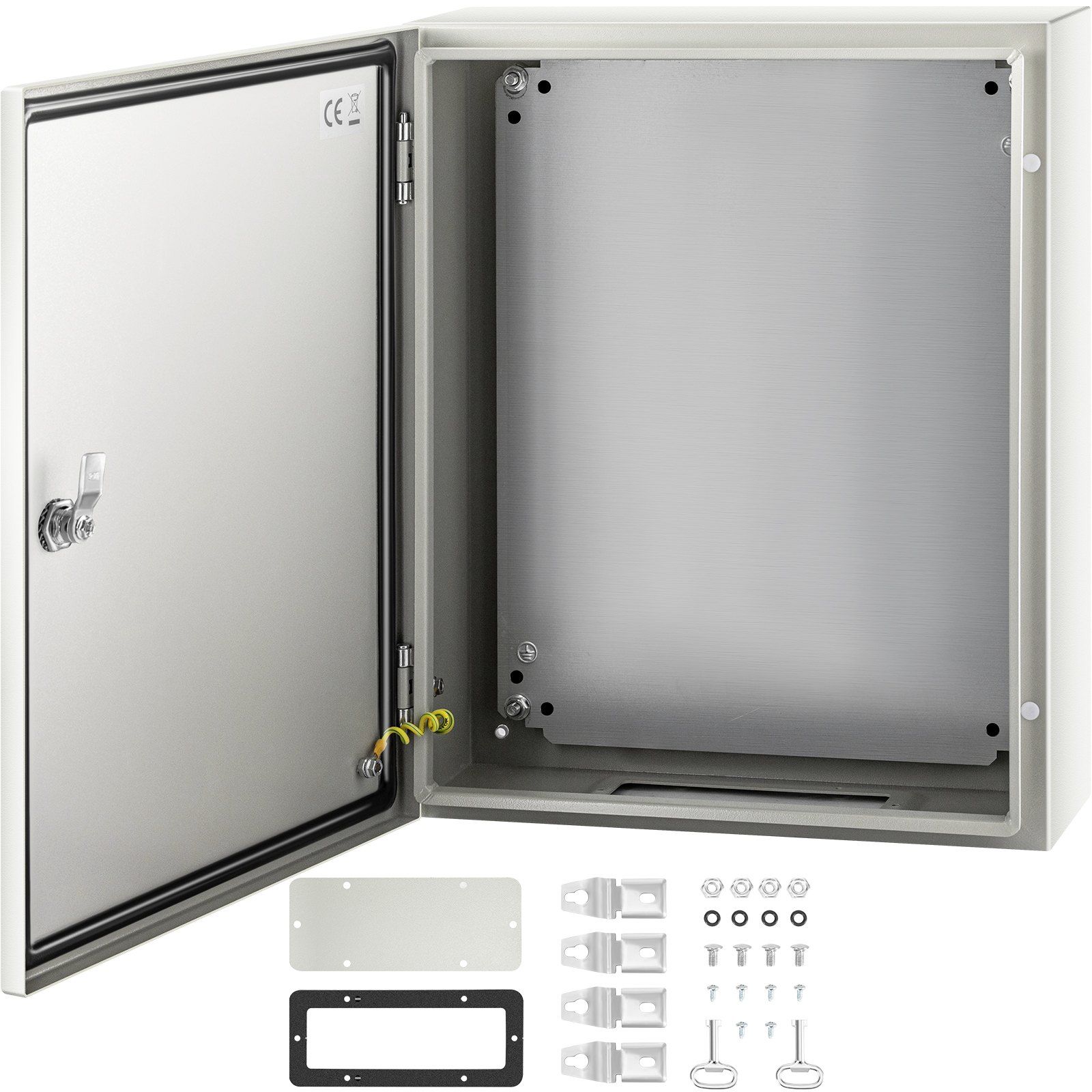 NEMA Steel Enclosure, 50 x 40 x 15 cm NEMA 4X Steel Electrical Box, IP66 Waterproof & Dustproof, Outdoor/Indoor Electrical Junction Box, with Mounting Plate - Image 1