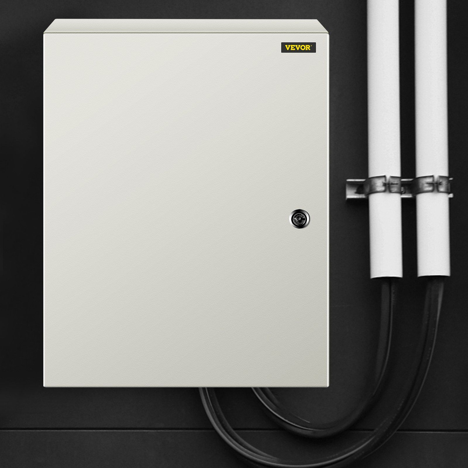 NEMA Steel Enclosure, 50 x 40 x 15 cm NEMA 4X Steel Electrical Box, IP66 Waterproof & Dustproof, Outdoor/Indoor Electrical Junction Box, with Mounting Plate - Image 8