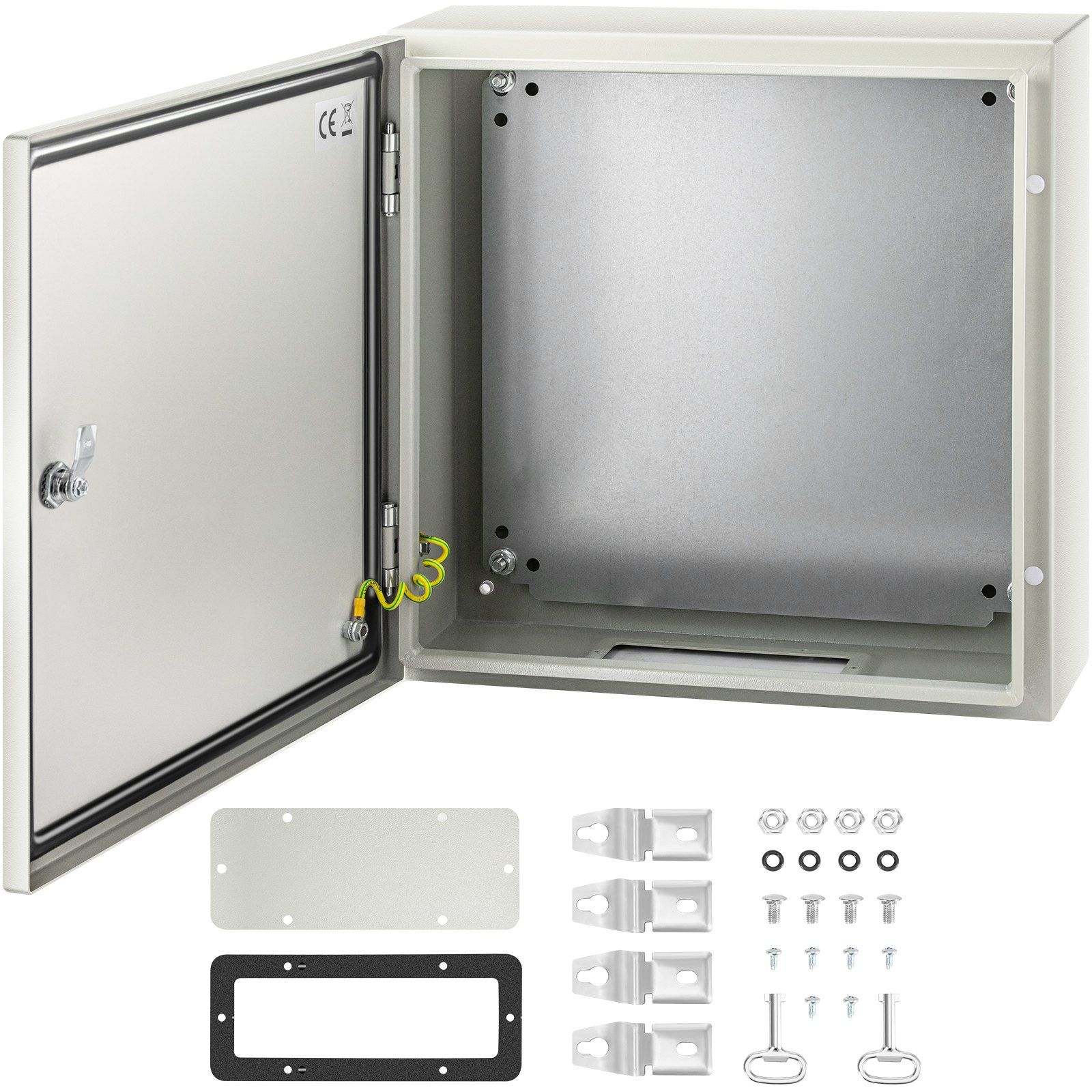 NEMA Steel Enclosure, 20 x 20 x 6\'\' NEMA 4X Steel Electrical Box, IP66 Waterproof & Dustproof, Outdoor/Indoor Electrical Junction Box, with Mounting Plate - Image 1
