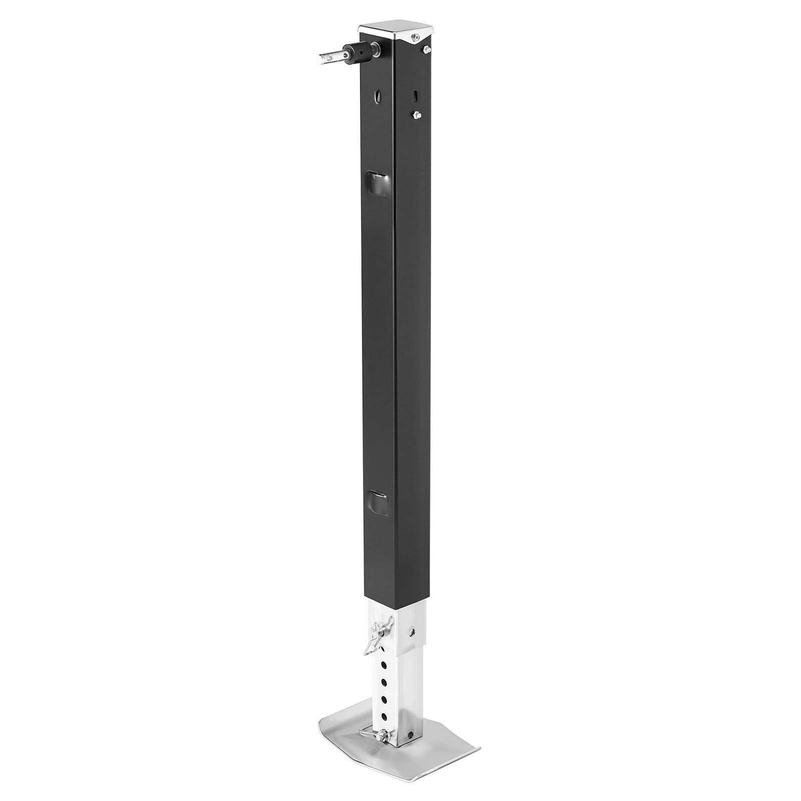 RV Lead Fifth Wheel Landing Gear Leg 179013, 825 mm 5th Wheel Landing Gear Universal Replacement Compatible with Lippert Venture, Atwood, Stromberg Carlson Systems, with Pin and Base, Black - Image 1