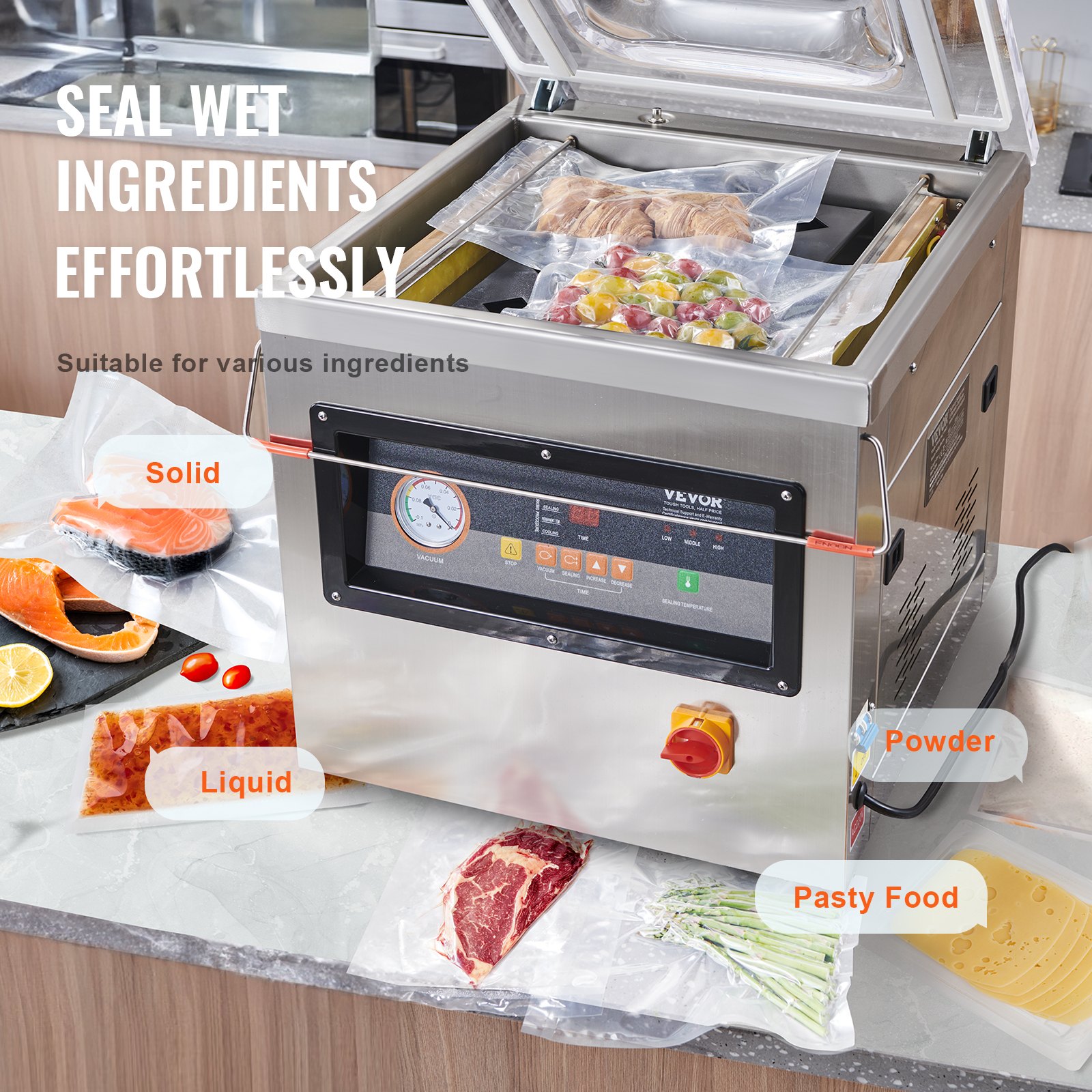 DZ-400/2F Automatic Vacuum Sealer Food Vacuum Sealing Packing Machine 220V - Image 6