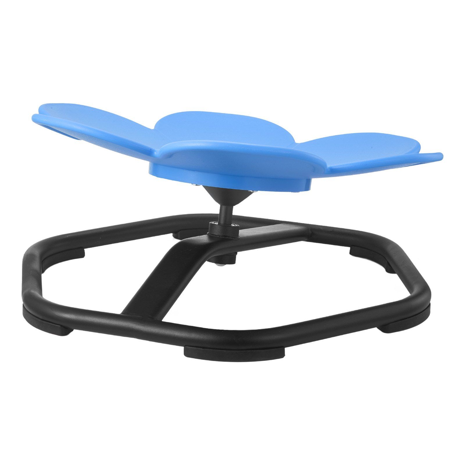 Kids Swivel Chair, 220 lbs Capacity, Flower Shape Sensory Spinning Chair, Autistic Kids Sensory Toy Seat with Non-Slip Metal Base, Toddler Sit & Spin Seat for Coordination Balance Focus, Blue - Image 1