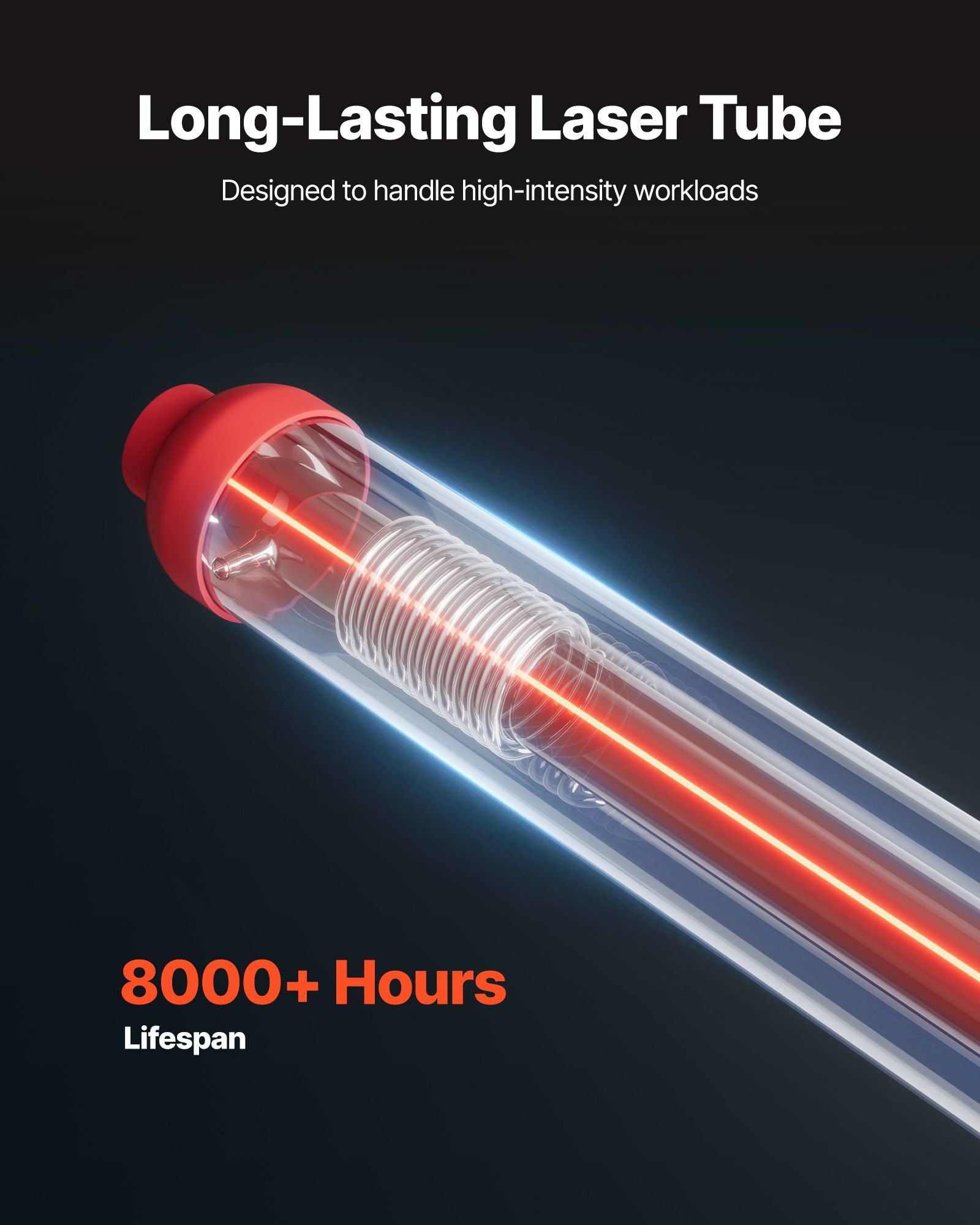 130W CO2 Laser Engraver, 1400 x 900 mm, CO2 Laser Engraver Cutter Machine with Water Chiller, 2 Way Pass Air Assist, 1200 mm/s Speed, Autofocus Engraving Cutting Machine, for Wood Acrylic Glass - Image 3