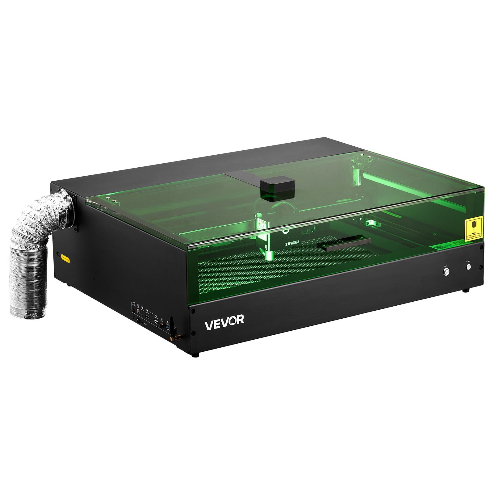 Laser Engraver, 20W, Laser Engraving and Cutting Machine with Enclosure Camera, Laser Cutter, 36000 mm/min, 500 x 320 mm Working Area, for Wood, Leather, Glass, Paper, Certain Metal, Class 1 - Image 1