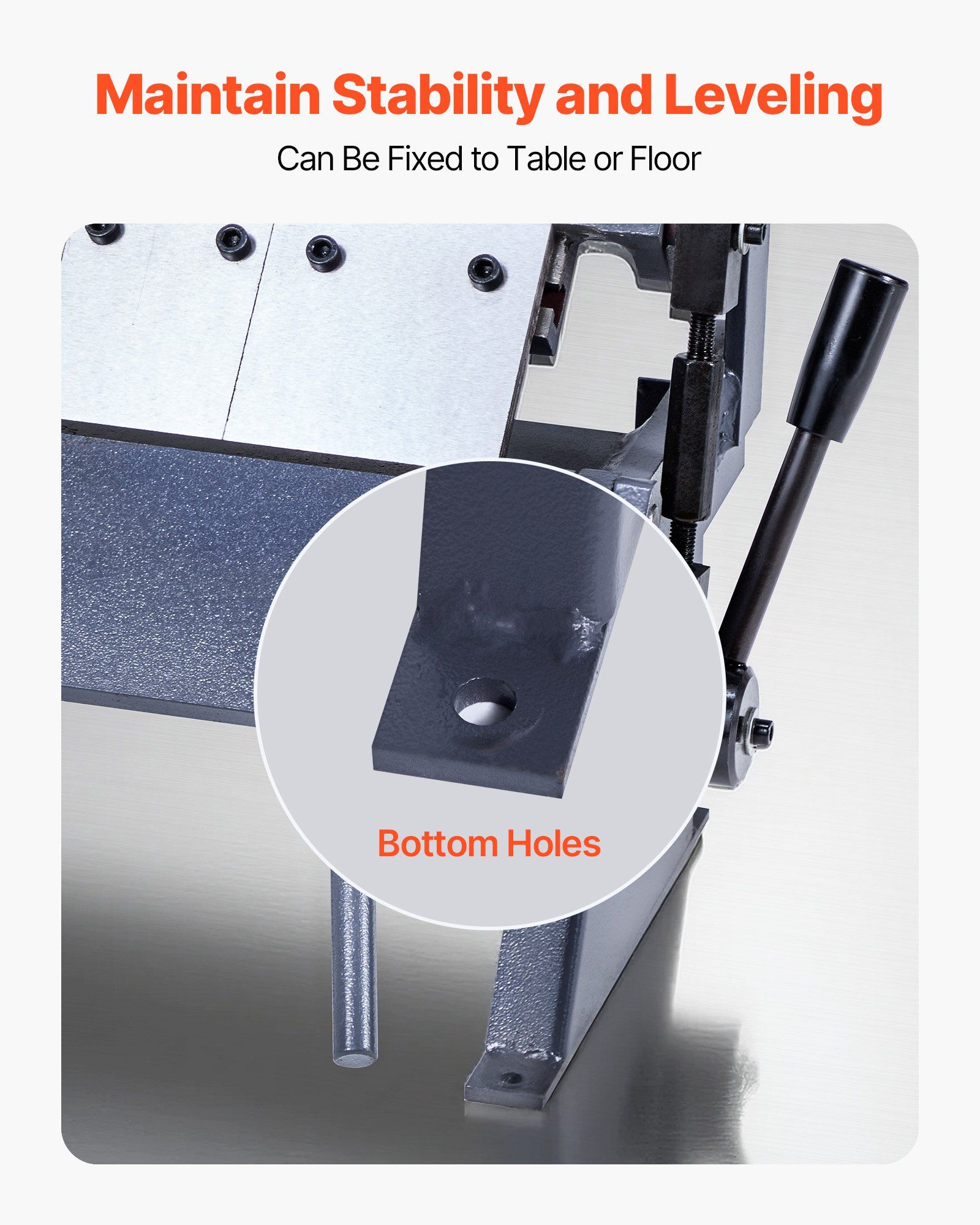Box and Pan Brake, 305 mm Sheet Metal Bending Brake, 20-Gauge Mild Steel Capacity, 0-135 Degree Adjustable, Metal Bender Machine with 5 Fingers, Heavy-Duty Aluminum Folder for Precise Bending - Image 5