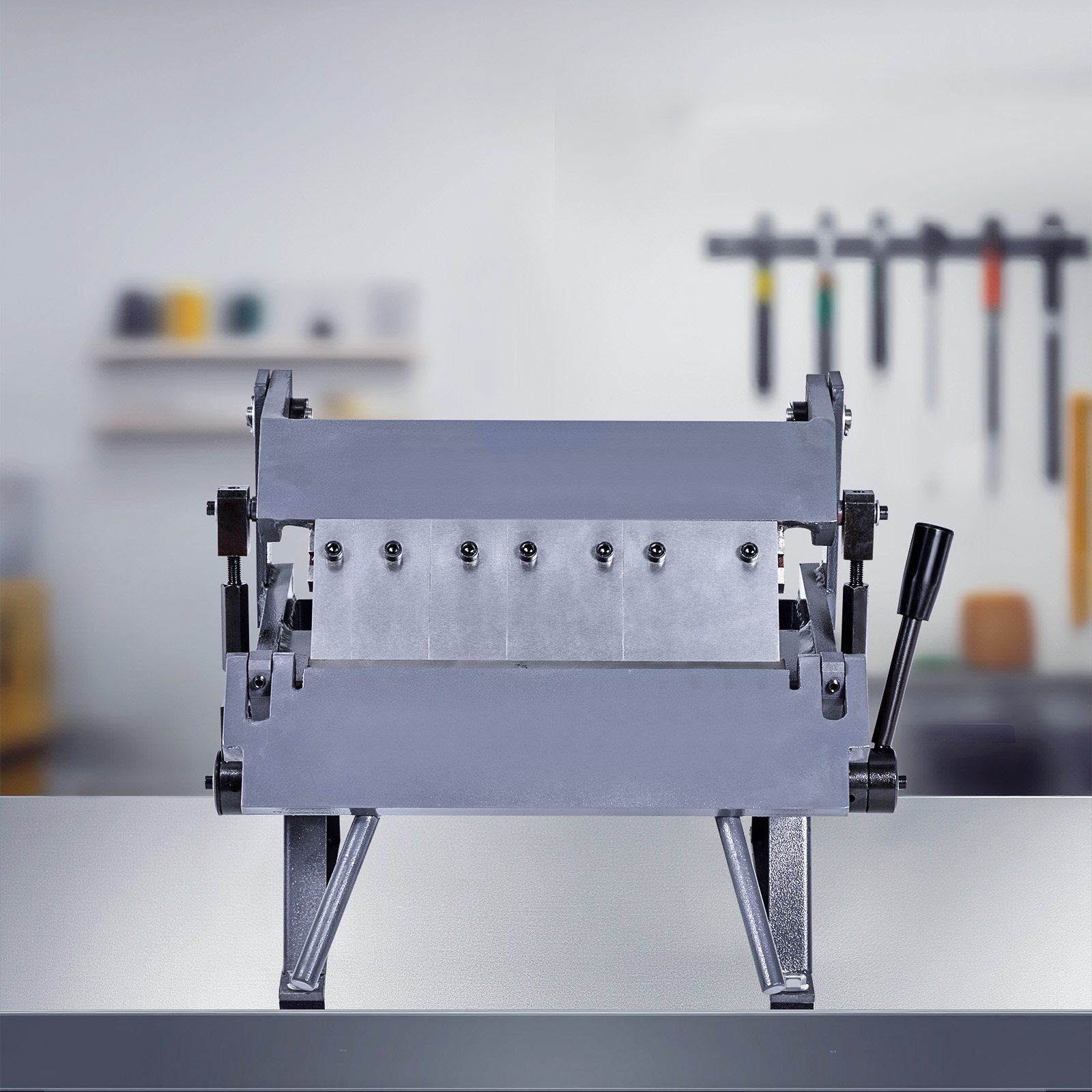 Box and Pan Brake, 305 mm Sheet Metal Bending Brake, 20-Gauge Mild Steel Capacity, 0-135 Degree Adjustable, Metal Bender Machine with 5 Fingers, Heavy-Duty Aluminum Folder for Precise Bending - Image 8