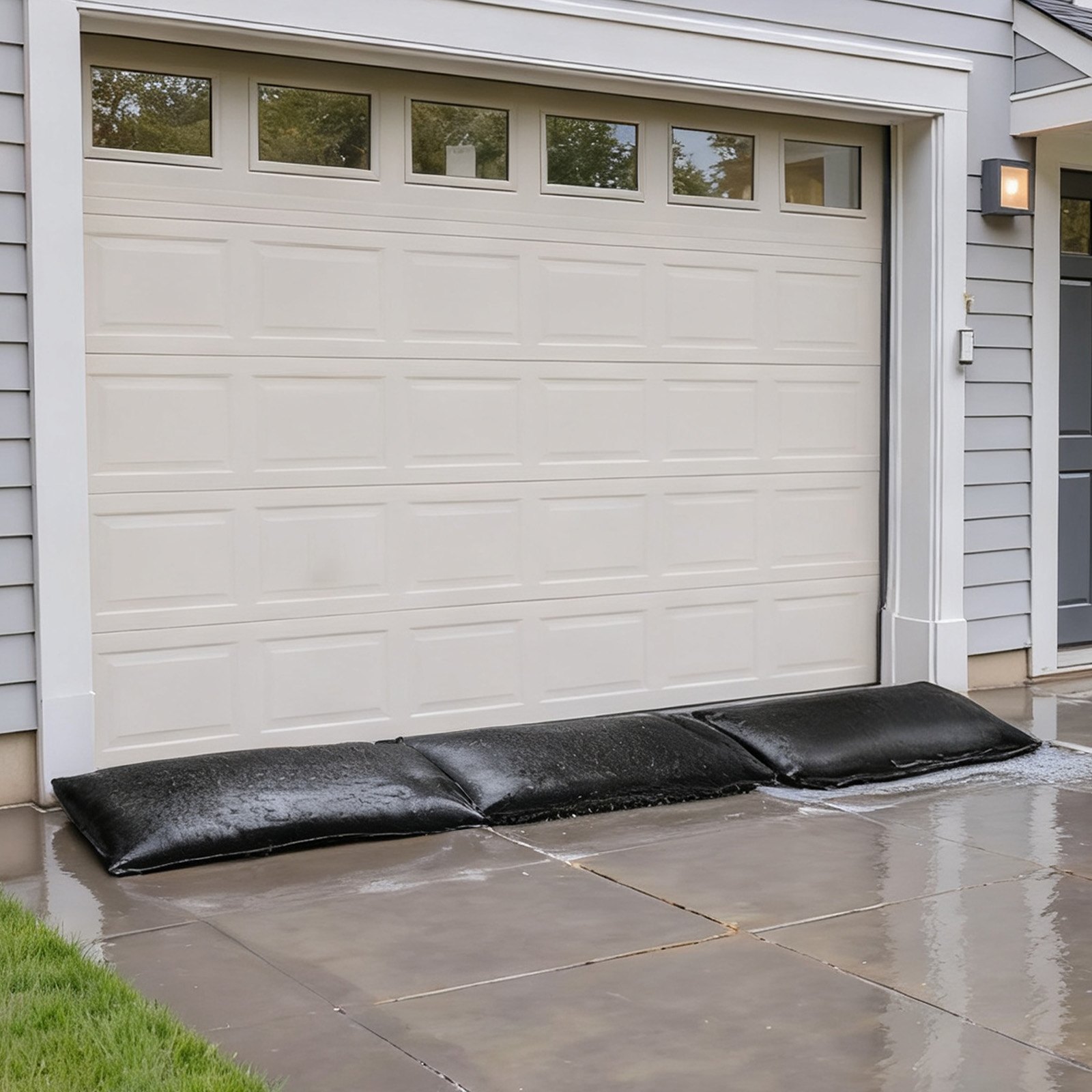 Flood Barrier, 6 Pack, 830 x 430 mm Flood Bags Activated by Water, Reusable Water Absorbent Barrier, Sandless Sandbags Blockage, Flooding Prevention Bags for Home, Doorways, Basement, Garage - Image 8