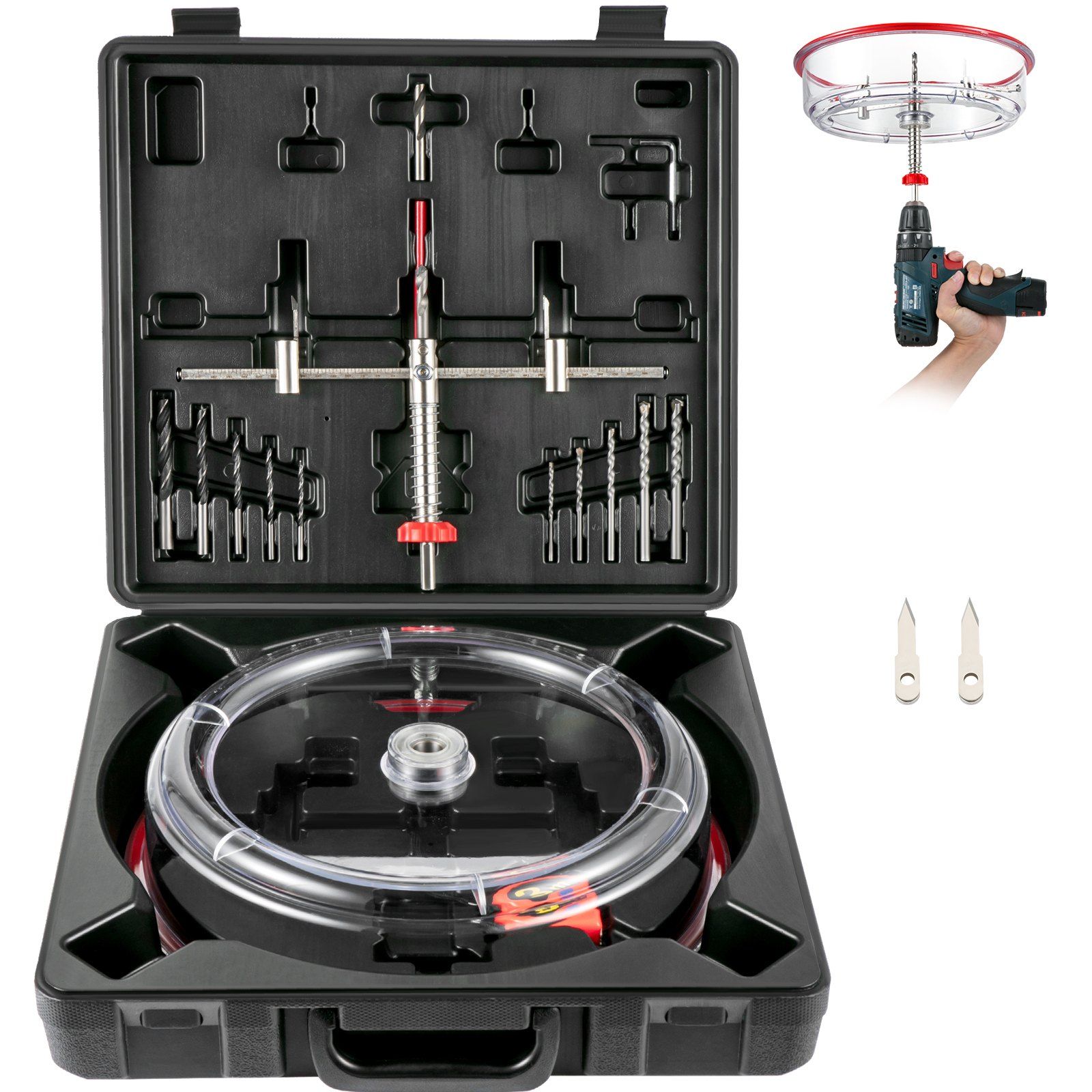Adjustable Hole Saw Cutter Kit, 1-5/8