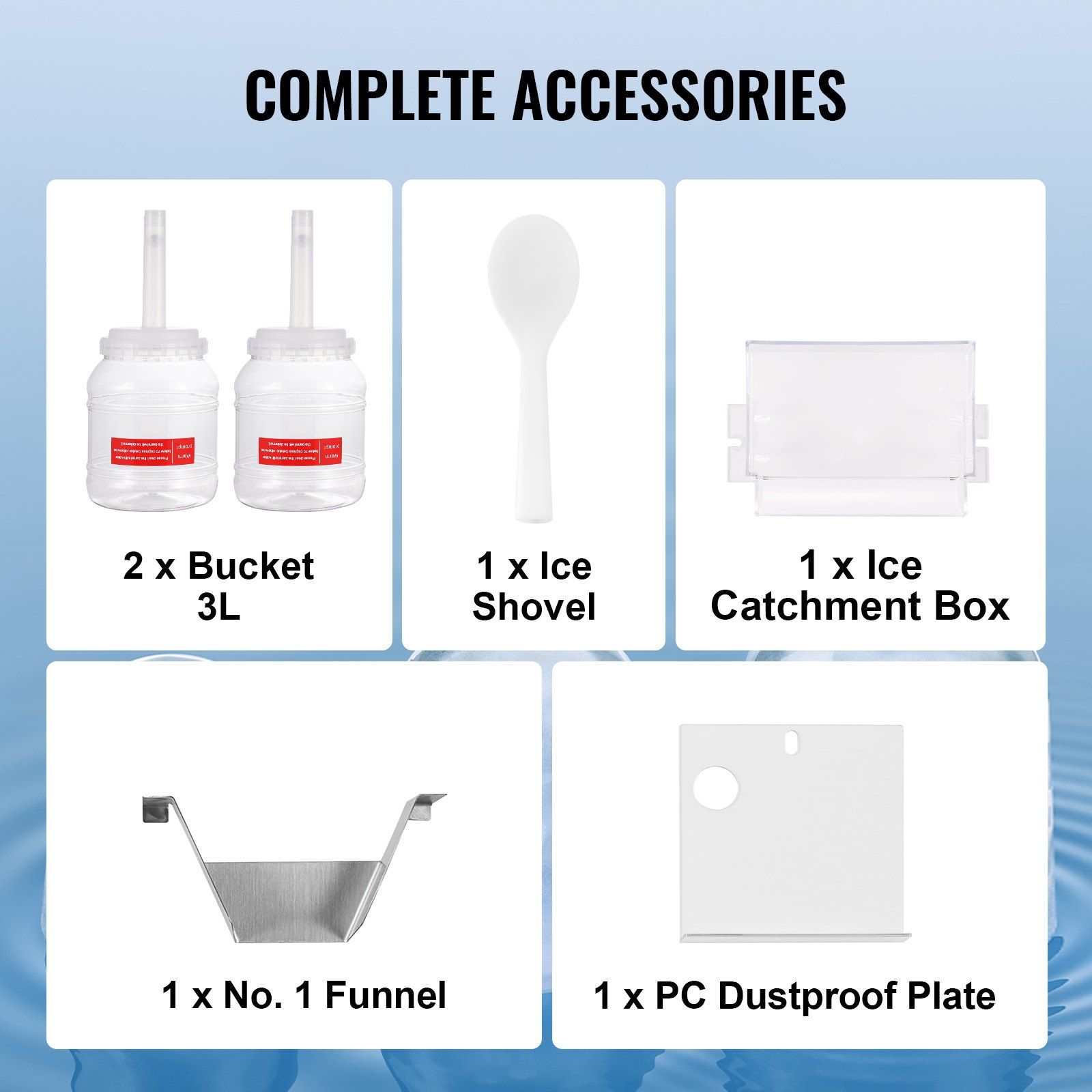 Commercial Snowflake Ice Machine, 176.4LBS/24H Snowflake Ice Maker, Stainless Steel Ice Shaver Machine, Electric Snow Cone Maker, Air Cooling System for Rapid Heat Dissipation, for Bakery, Cafe - Image 6