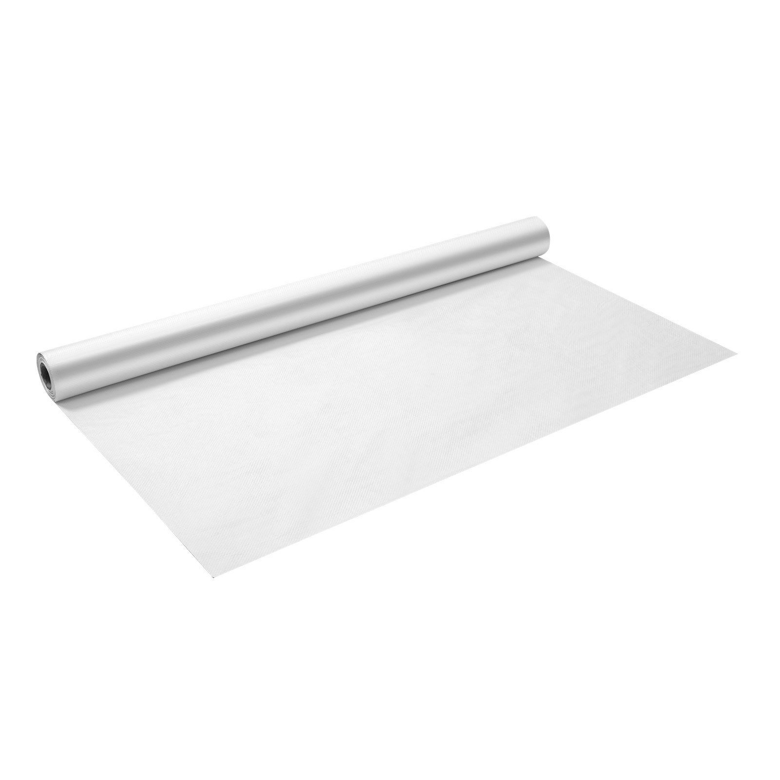 House Wrap, 2.74 x 22.86 mm, 0.13 mm Thick Vapor Barrier, Heavy Duty Plastic Sheeting for Tear-resistant, Drop Cloth Vapor Barrier Covering for Residential & Commercial Construction, White - Image 1