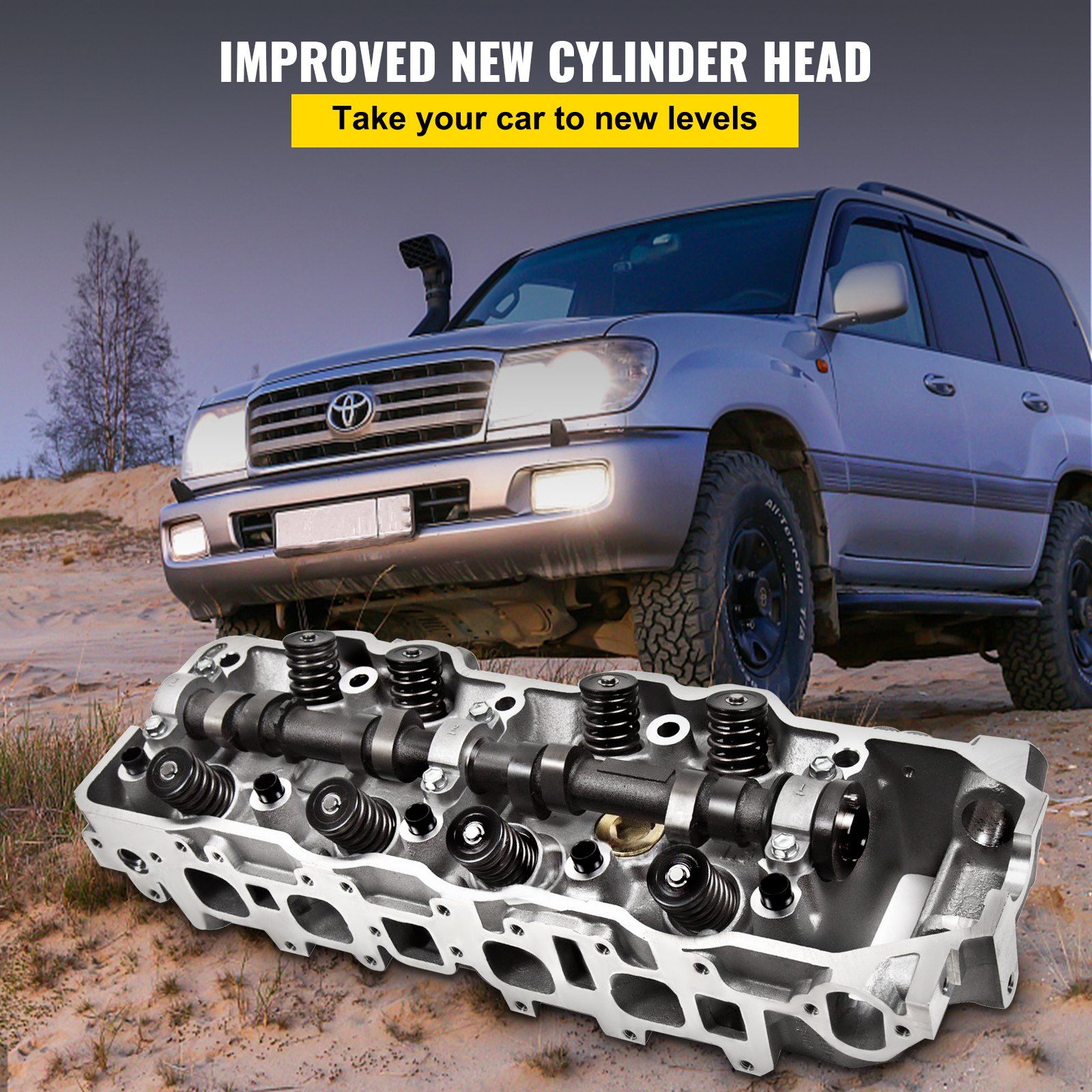 Cylinder Head Fit For Toyota 4 Runner 185-95 Fit Toyota Pickup 85-95 2.4L - Image 2