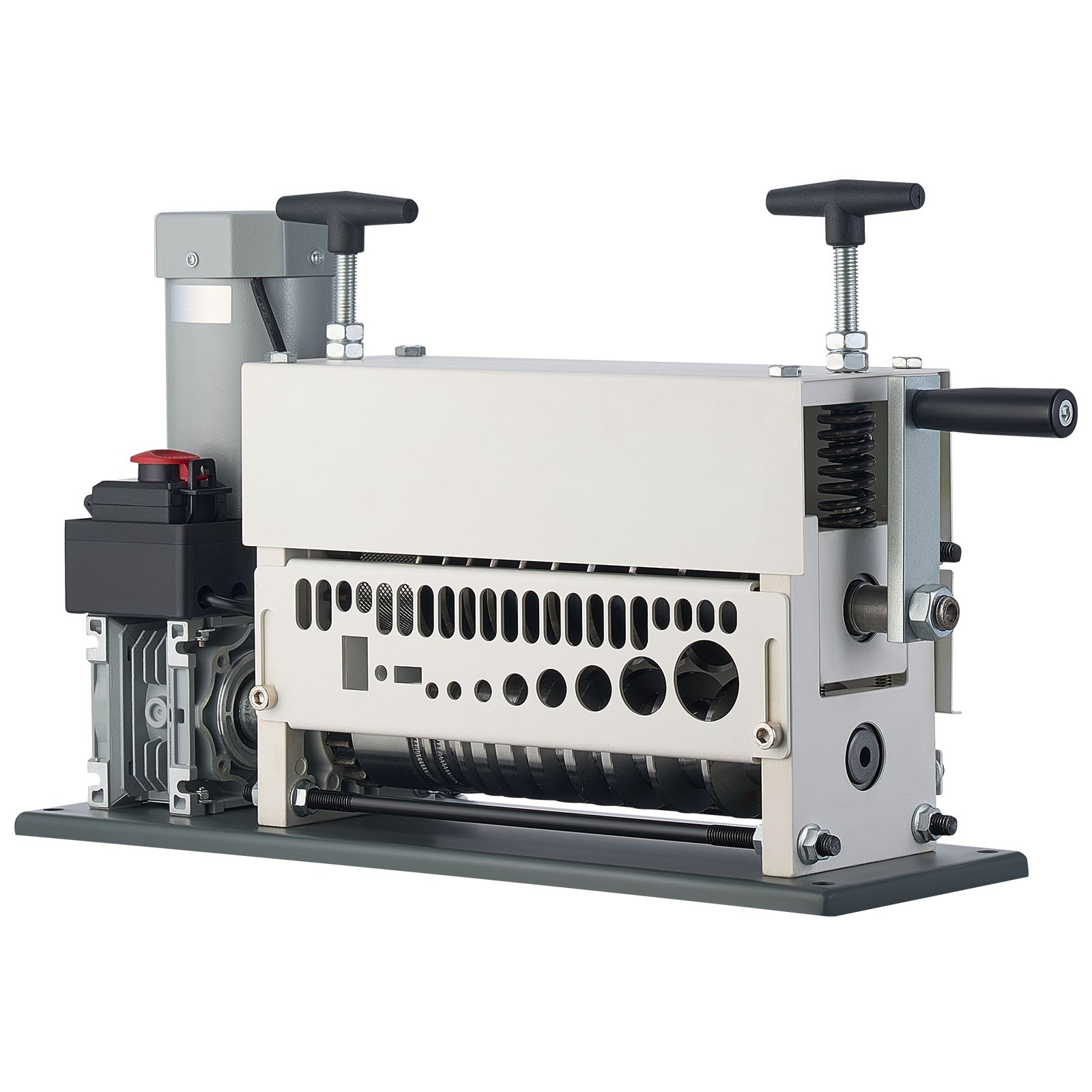 Electric Wire Stripper Machine, 1.5-40 mm, 11 Channel Automatic Copper Cable Stripper, 370W Wire Stripper Tool with Manual Hand Crank Mode, Emergency Stop Button, for Scrap Copper Recycling - Image 1
