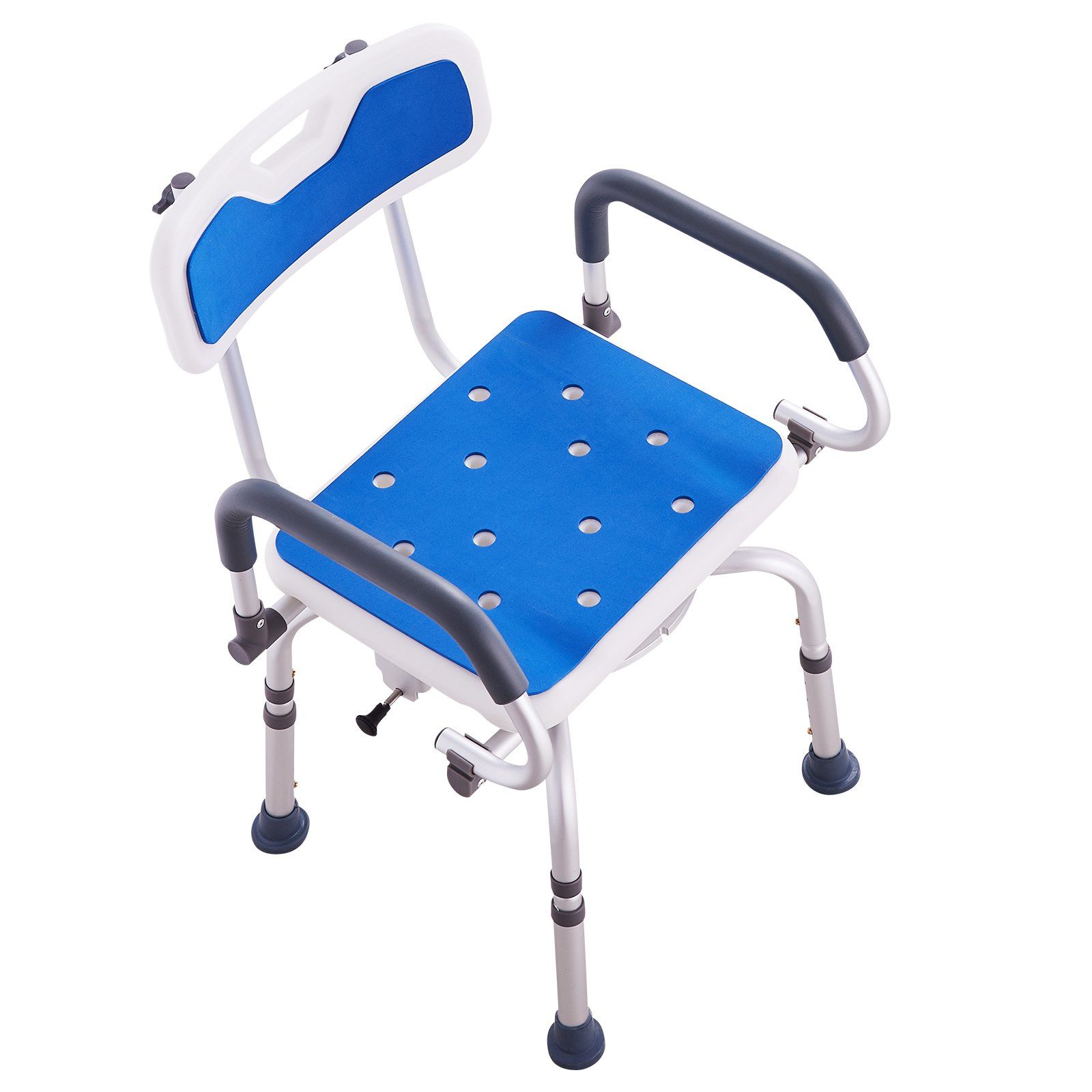 Swivel Shower Chair 360 Degree, Adjustable Shower Seat with Pivoting Arms for Inside Showers or Tubs, Non-Slip Rotating Bathtub Shower Chair for Elderly Disabled Injured, 400LBS Capacity - Image 1