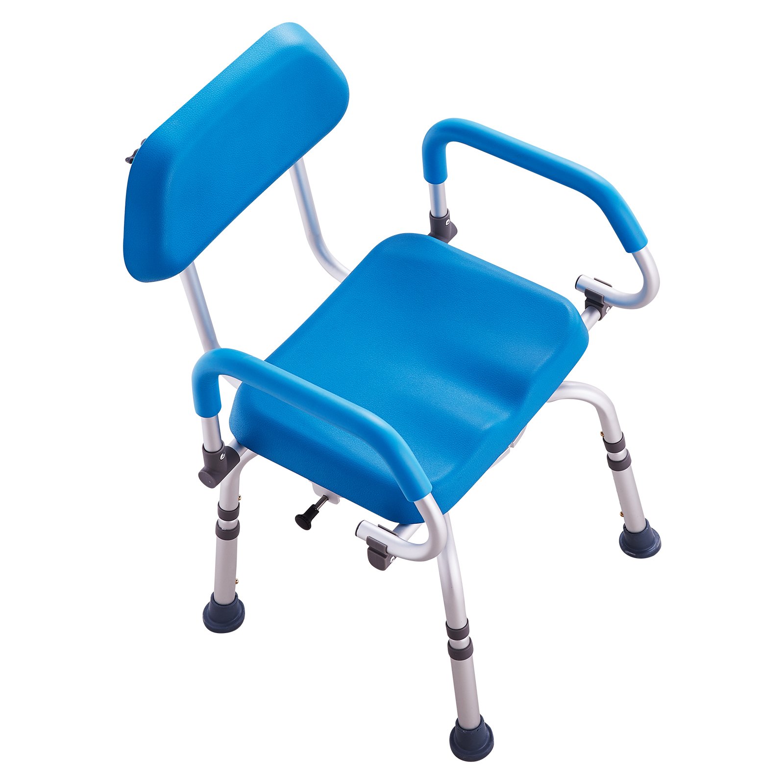 Swivel Shower Chair 360 Degree, Adjustable Shower Seat with Pivoting Arms & Padded Bath Seat for Inside Shower or Tub, Non-Slip Rotating Bathtub Chair for Elderly Disabled, 300LBS Capacity - Image 1