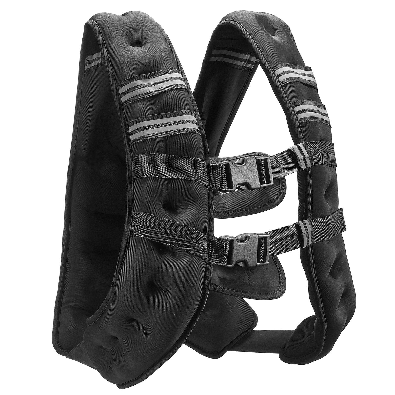 Weighted Vest, 20 lbs Weight Vest with Reflective Stripe, Adjustable Buckle Body Weight Vest for Men Women, Workout Equipment for Strength Training, Running, Jogging, Fitness, and Weight Loss - Image 1