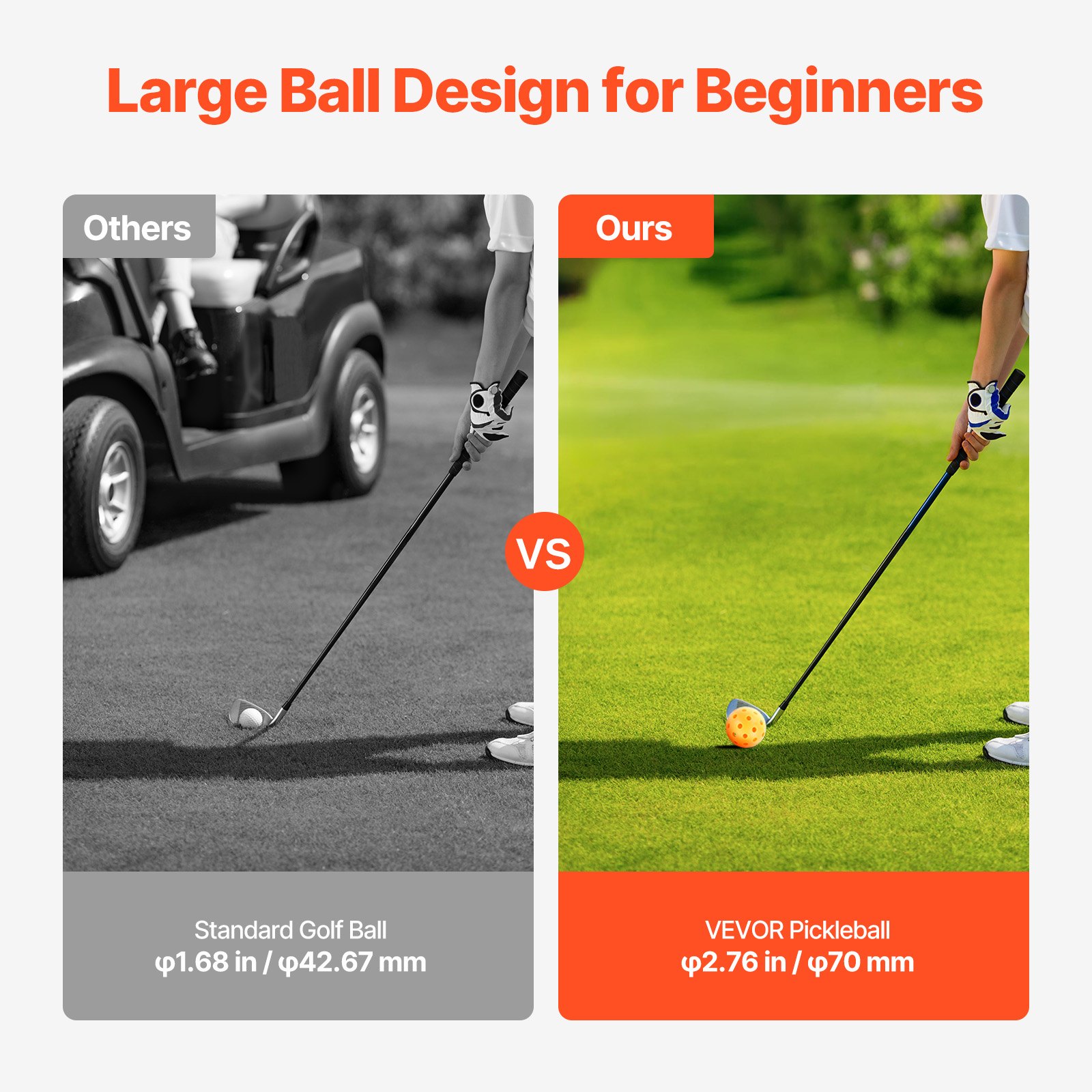 Backyard Golf Game, 6 Hole Golf Course, Golf Game Practice Games, Golf Chipping Game for Family, Adults and Kids, Portable Outdoor Yard Golf Game for Lawn, Yard, Camping, Park, Beach - Image 3