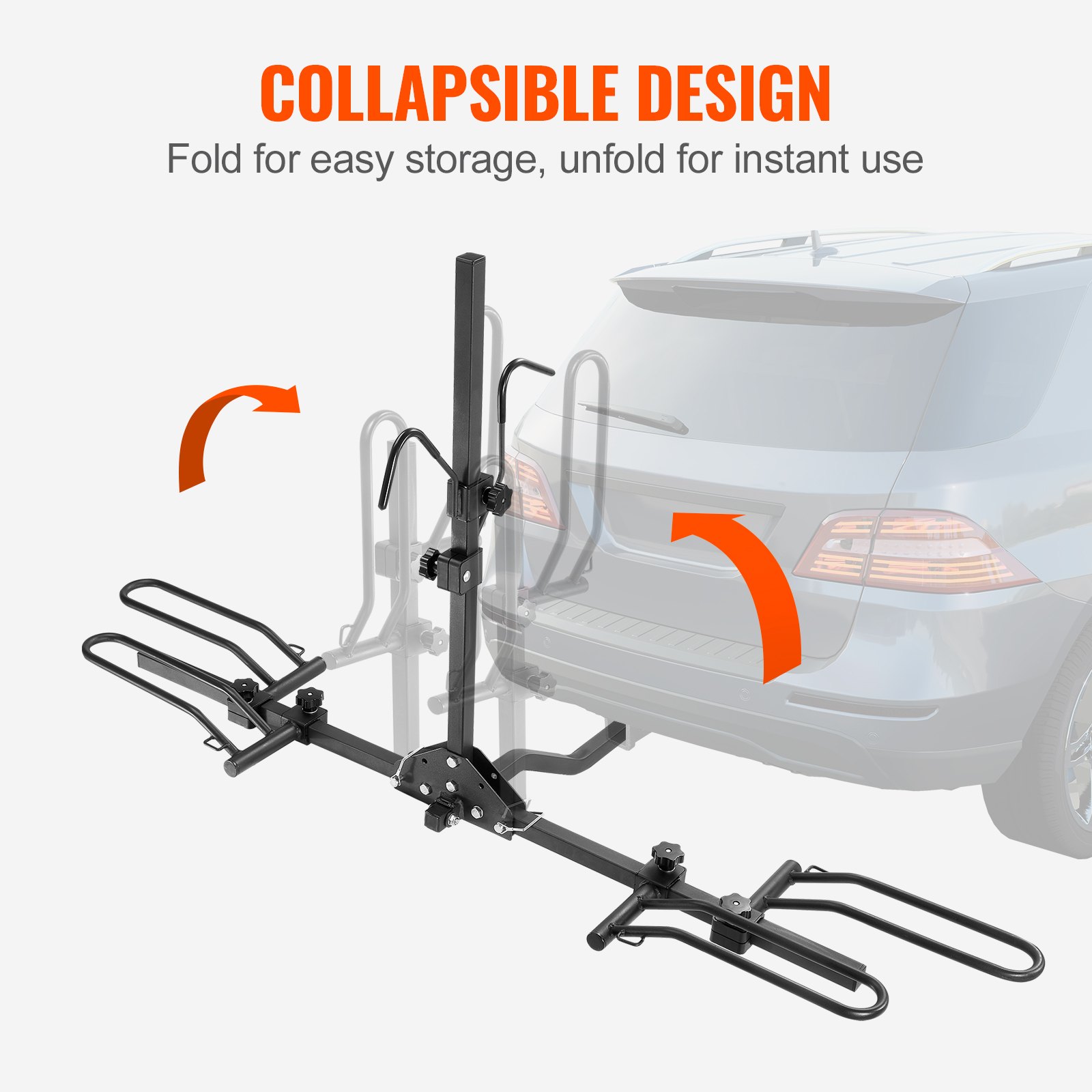 2-Bike Rack Hitch Mount Folding Carrier Car Truck SUV 1.25 - Image 5