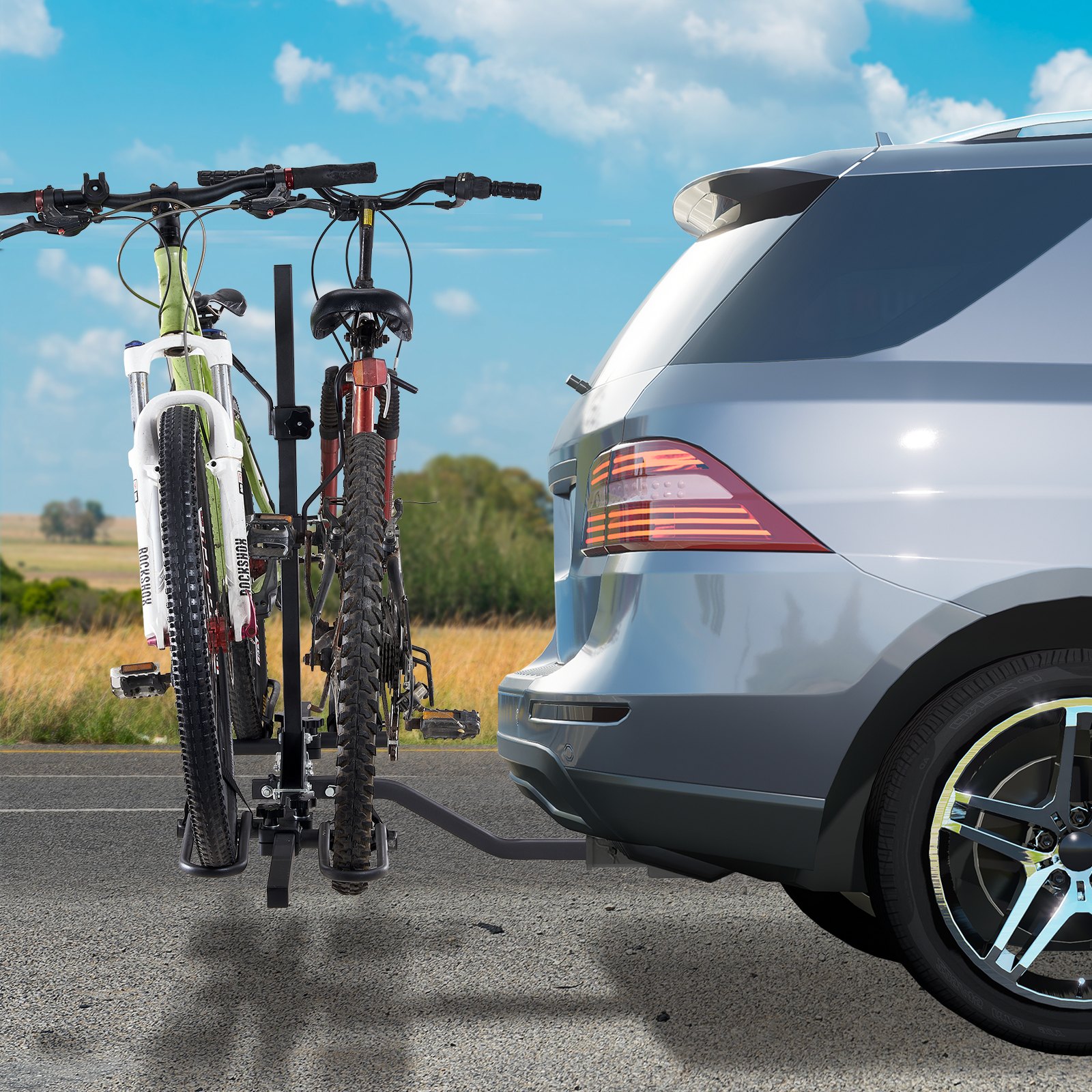 2-Bike Rack Hitch Mount Folding Carrier Car Truck SUV 1.25 - Image 8