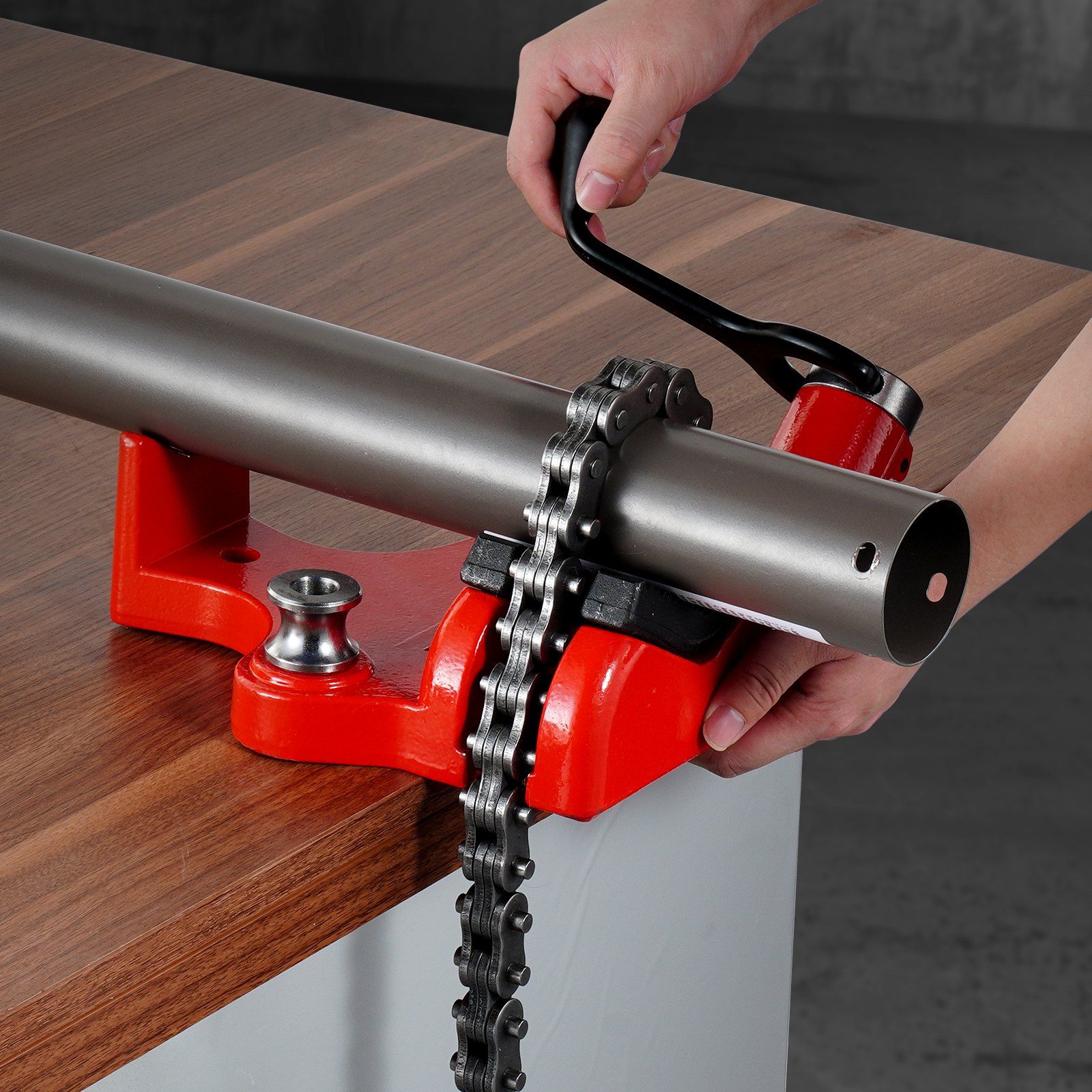 Heavy-Duty Pipe Chain Vise, 1/4