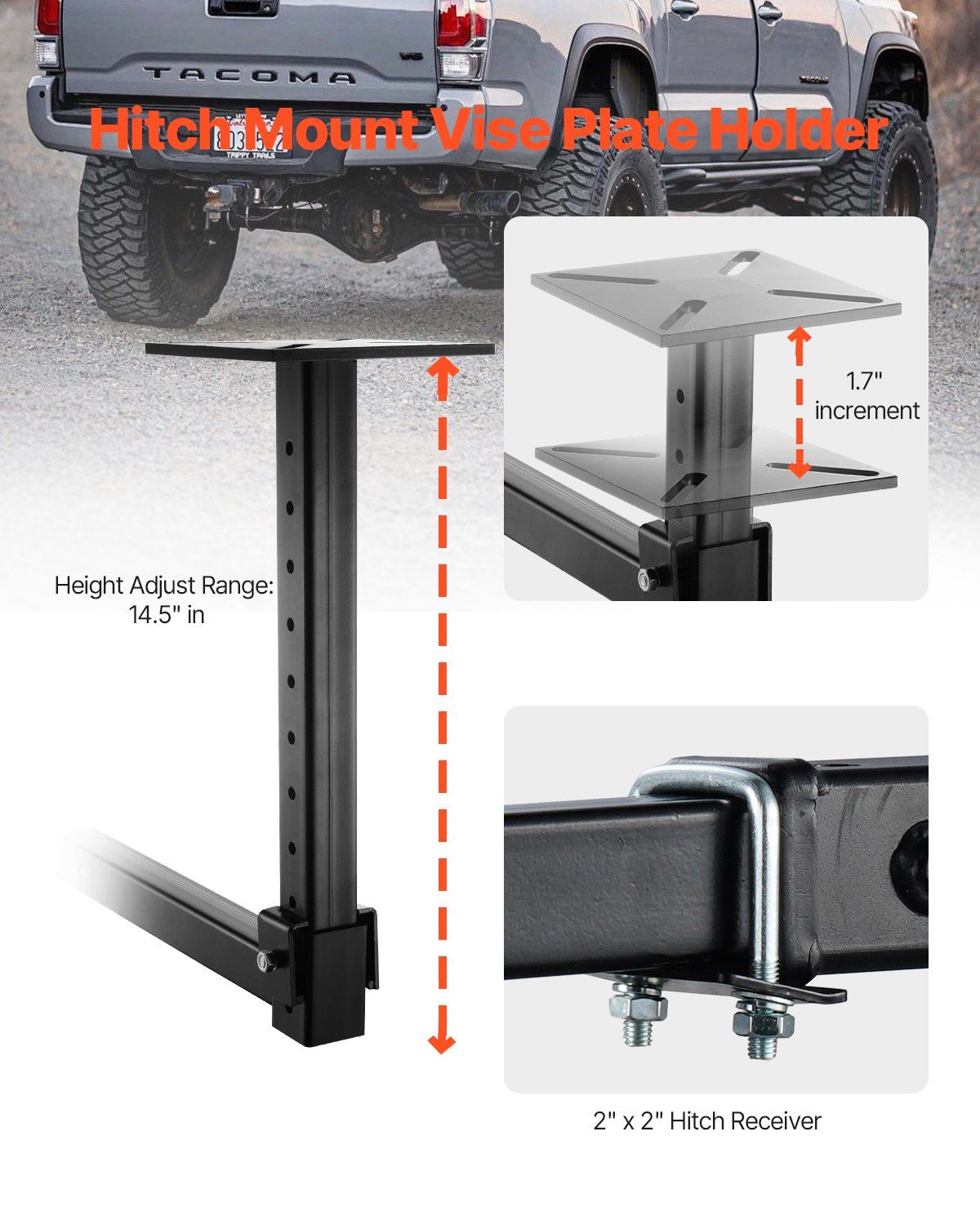 Heavy-Duty Pipe Chain Vise, 1/8