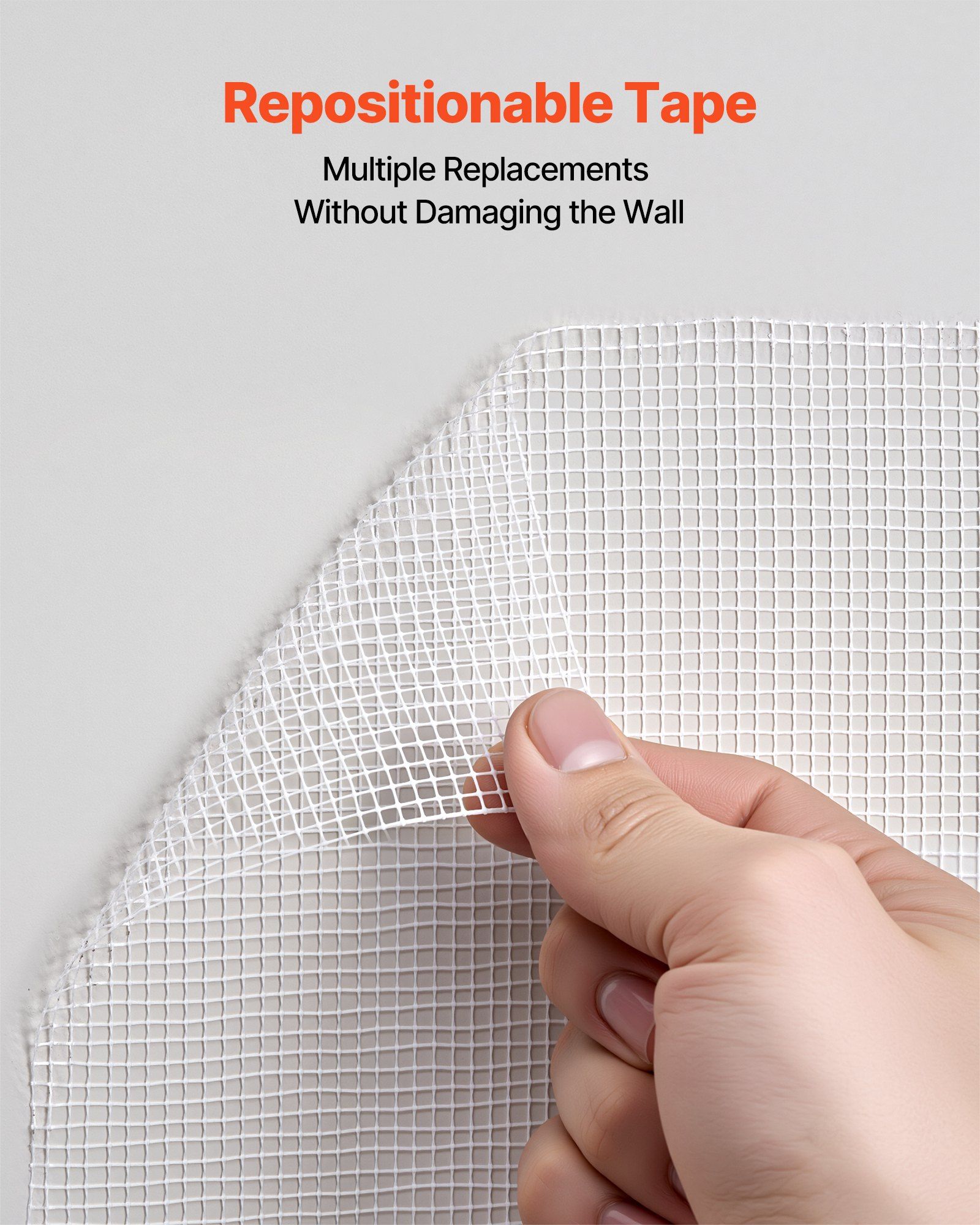 Drywall Mesh Tape, 150mm W x 30m L Self-Adhesive Fiberglass Drywall Joint Tape, 12 Rolls Dry Wall Patch for Easy Sheetrock Ceiling Crack Repair, to Achieve Smooth Even Wall Surface - Image 5