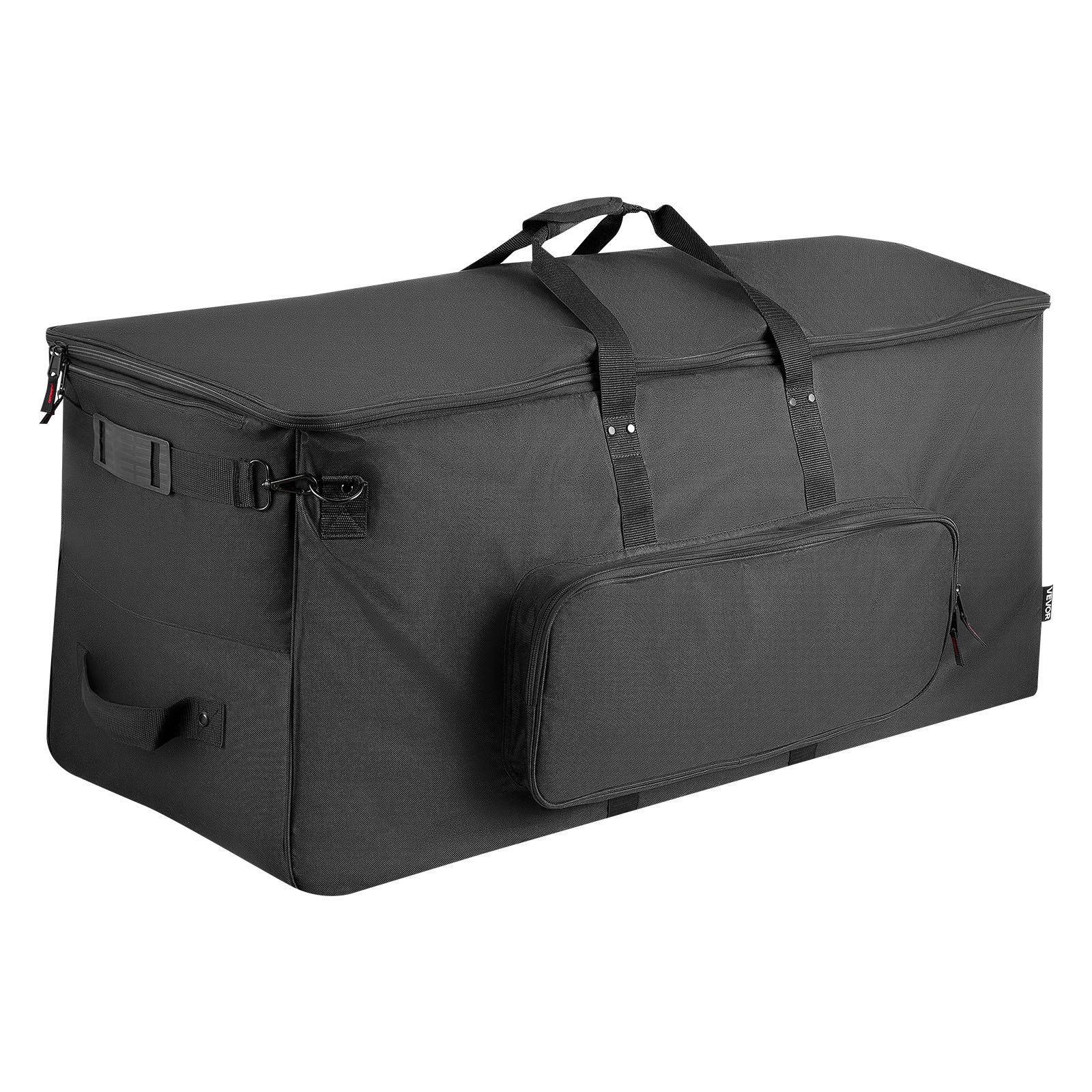 Electronic Drum Kit Bag, 600D, Padded Drum Bag with Wheels, Large 920 x 420 x 410 mm Interior, Lightweight Travel Case with Detachable Dividers, and Multiple Pockets, for Electric Drums, Black - Image 1