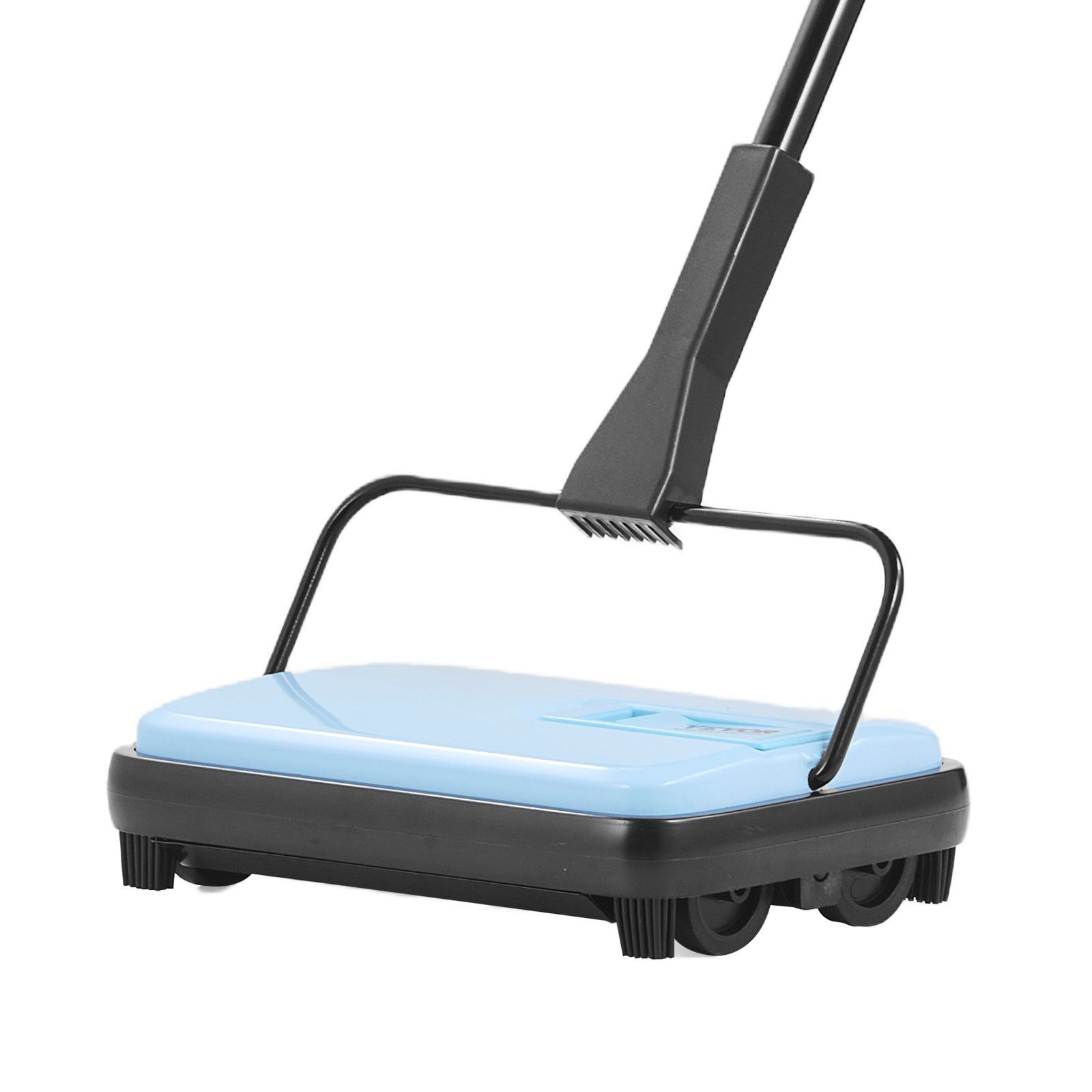 Carpet Sweeper Manual, Floor Sweeper with 300 ml Dustbin Capacity Easy to Empty, 17 cm Cleaning Width for Home Office Carpets Pet Hair Dust, Blue - Image 1