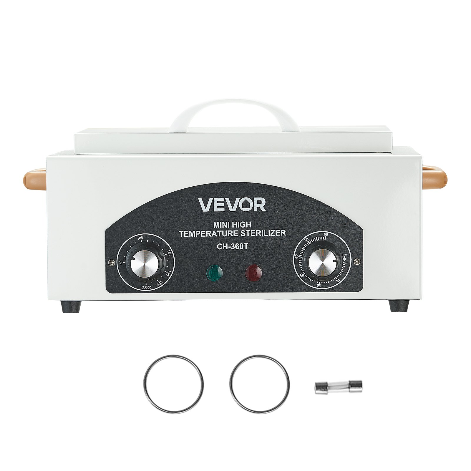 High Temperature Autoclave Machine, 2L, 300W High Temperature Cleaner Machine Box with Adjustable Temperature and Time, Dry Heat Cabinet Nail Tool Cleaner for Labs, Home, Nail and Beauty Salons - Image 1