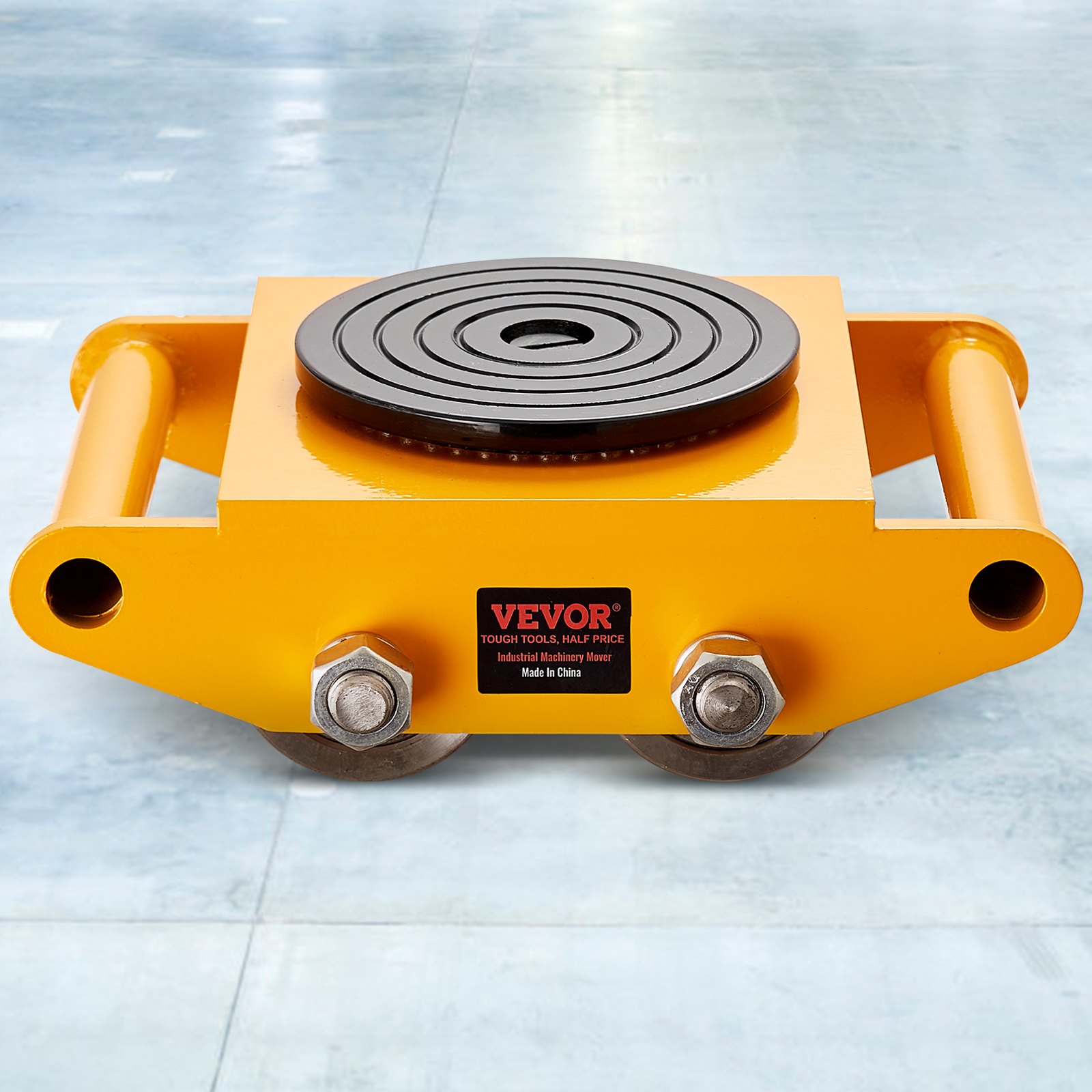 4PCS Machinery Skate Dolly Mover Skate 26455LBS/12T 4 Carbon Steel Wheels - Image 8