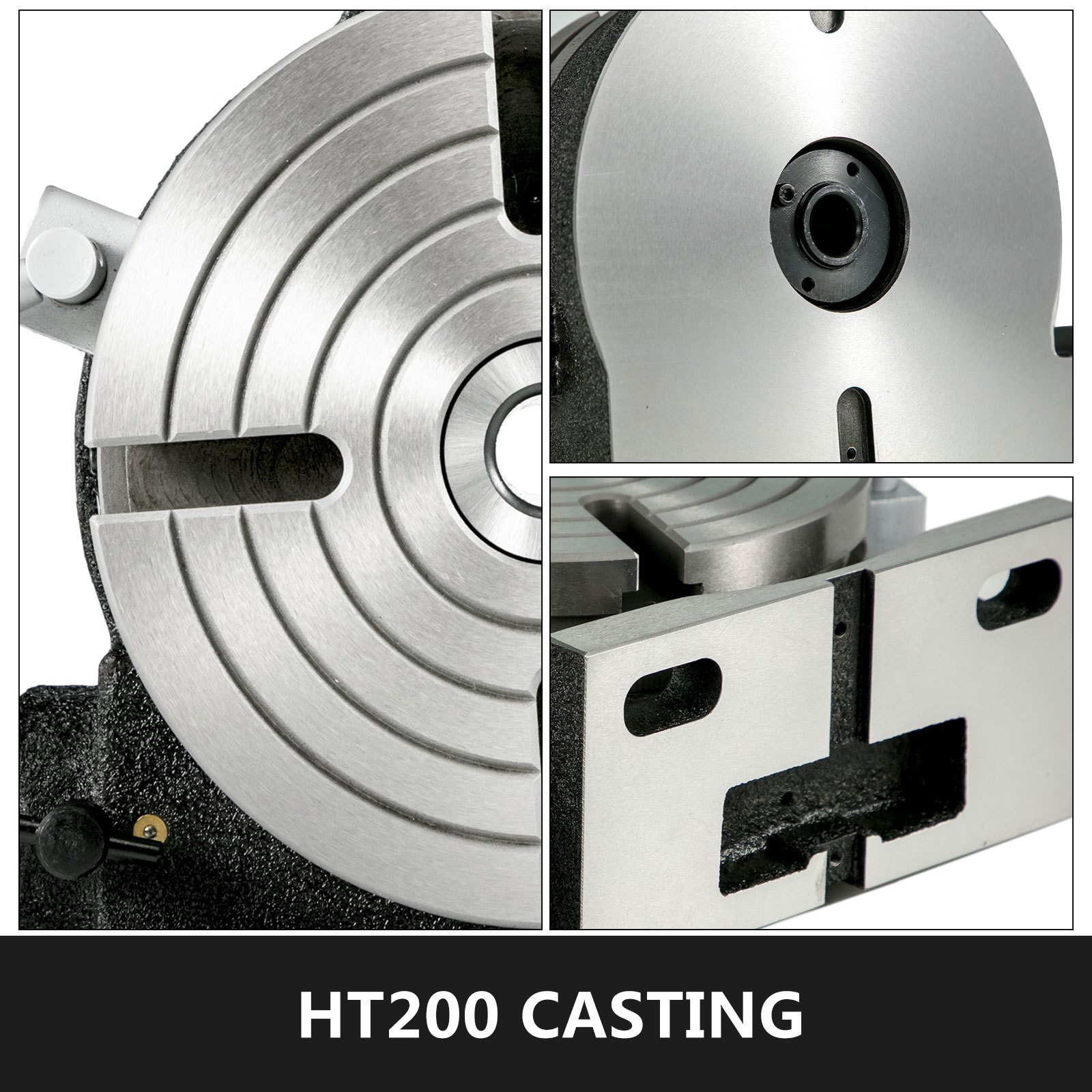 Rotary Table 8Inch Horizontal Vertical HV8 Precision 3MT Milling Drilling Machine Vernier Reading Milling Drilling Boring - Image 3