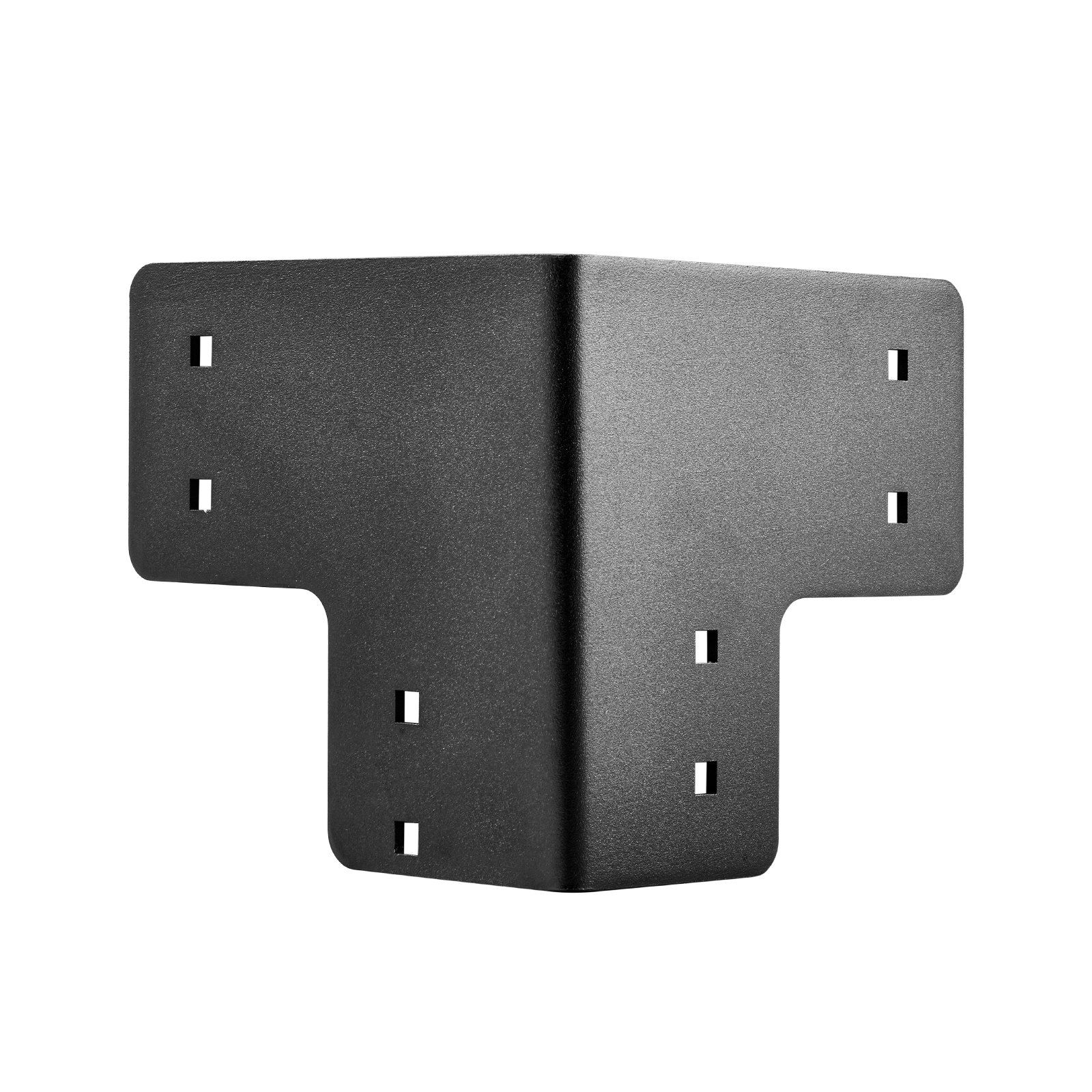 Workbench Corner Bracket Kit, 6.50 x 6.50 x 6.50 inch / 165 x 165 x 165 mm, 2204lbs/1000kg Load Capacity, Heavy Duty Sturdy Steel Angle Brackets with Screws, for Desk Shop Table Platform, 8 Pcs - Image 1