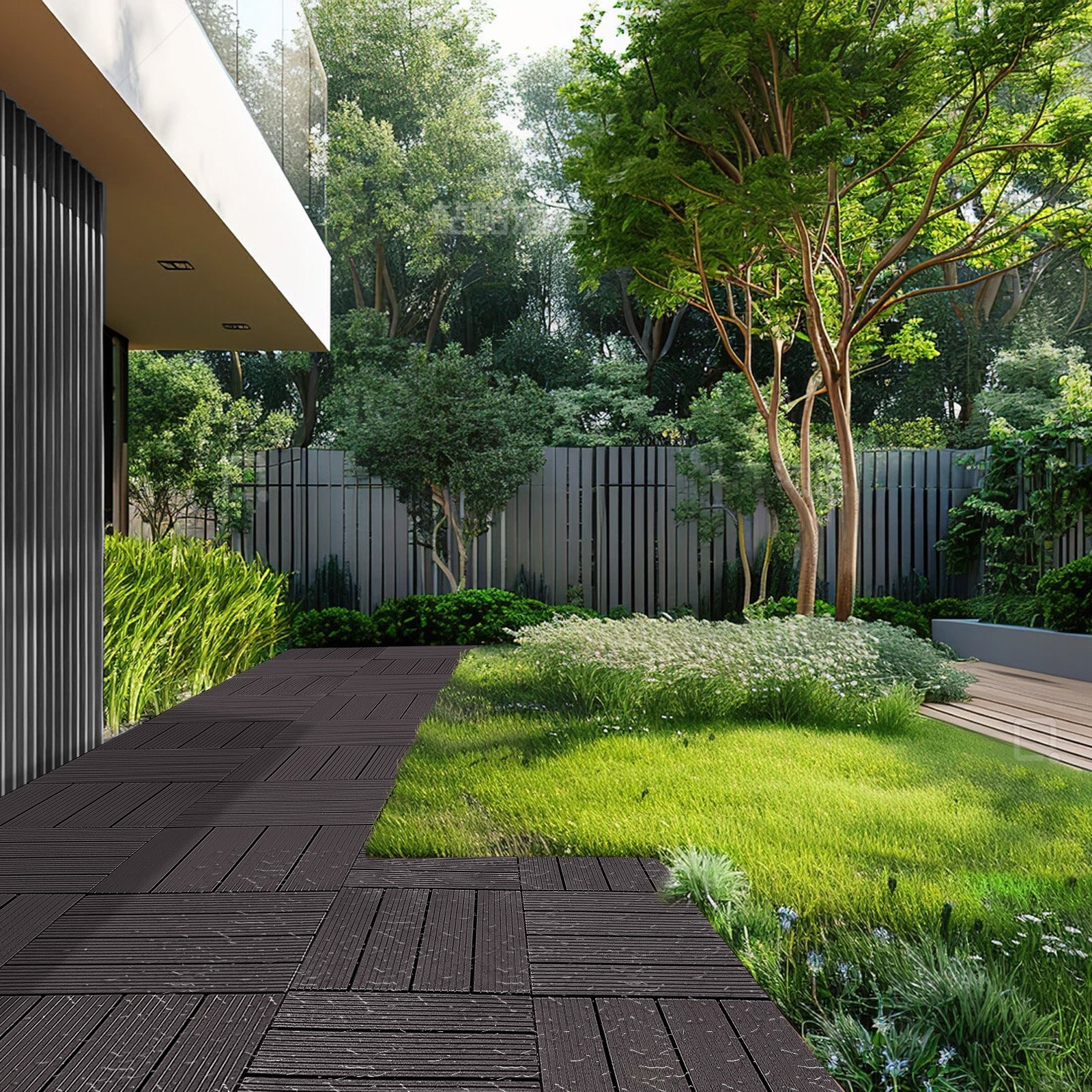 Interlocking Deck Tiles, 36 Pack,11.6