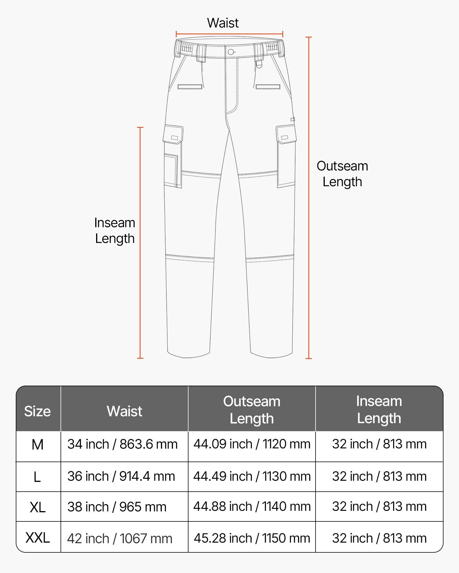 FR Pants for Men, 100% Cotton, Flame-Resistant Cargo Pants with Multi-Pockets and Elastic Waist, Reinforced Tear-proof Stitching, Ideal for Welding Work and Casual Wear, M Size, Dark Blue - Image 7